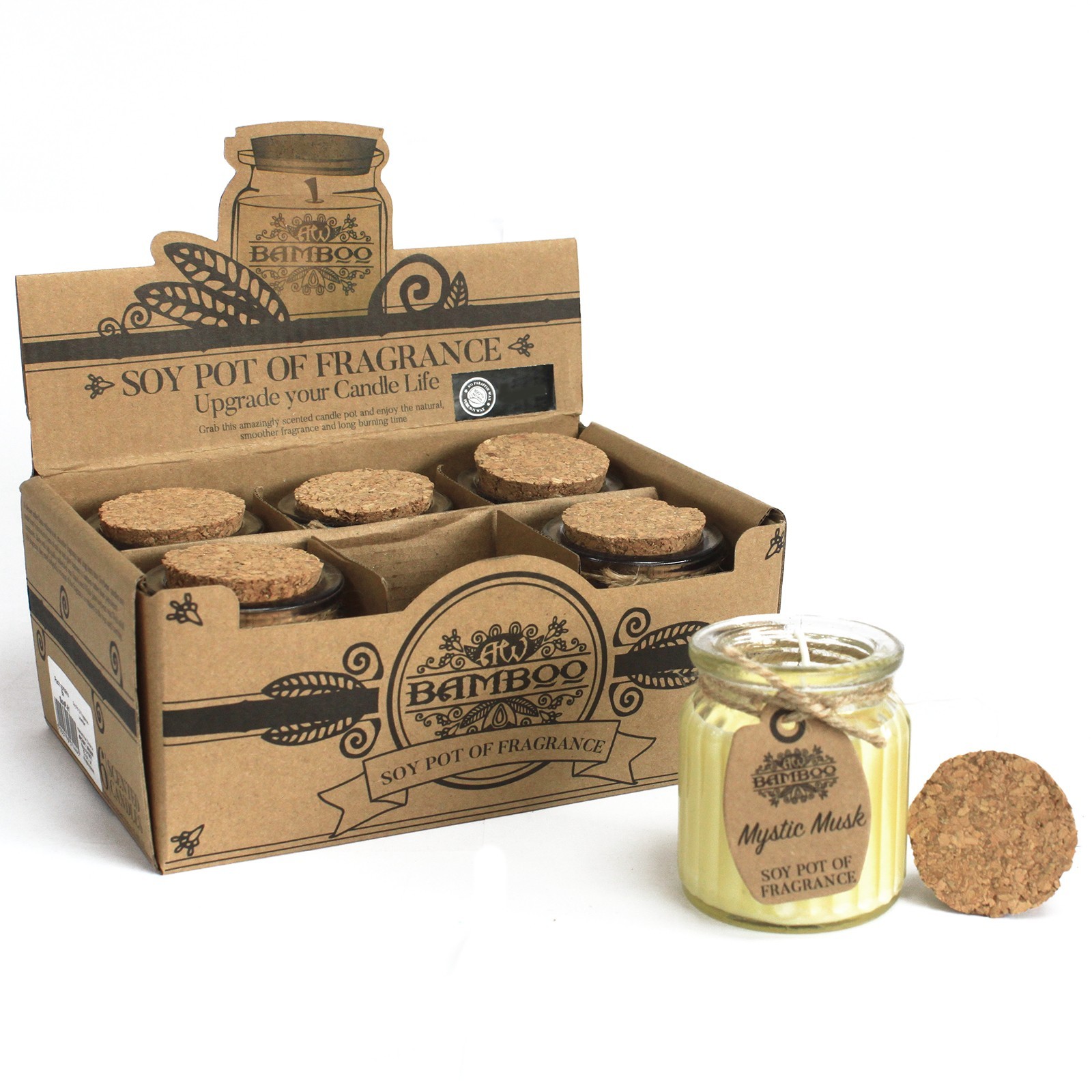 Bougie de soja parfumée– Musc Mystique 