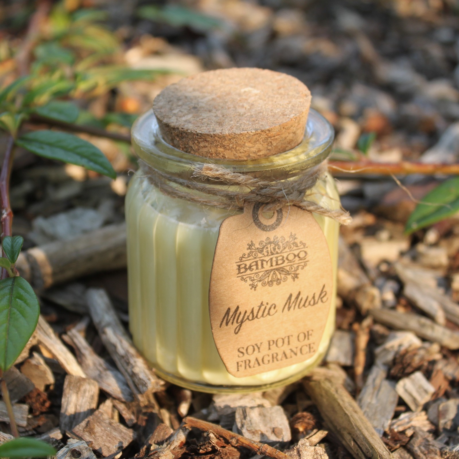 Bougie de soja parfumée– Musc Mystique 