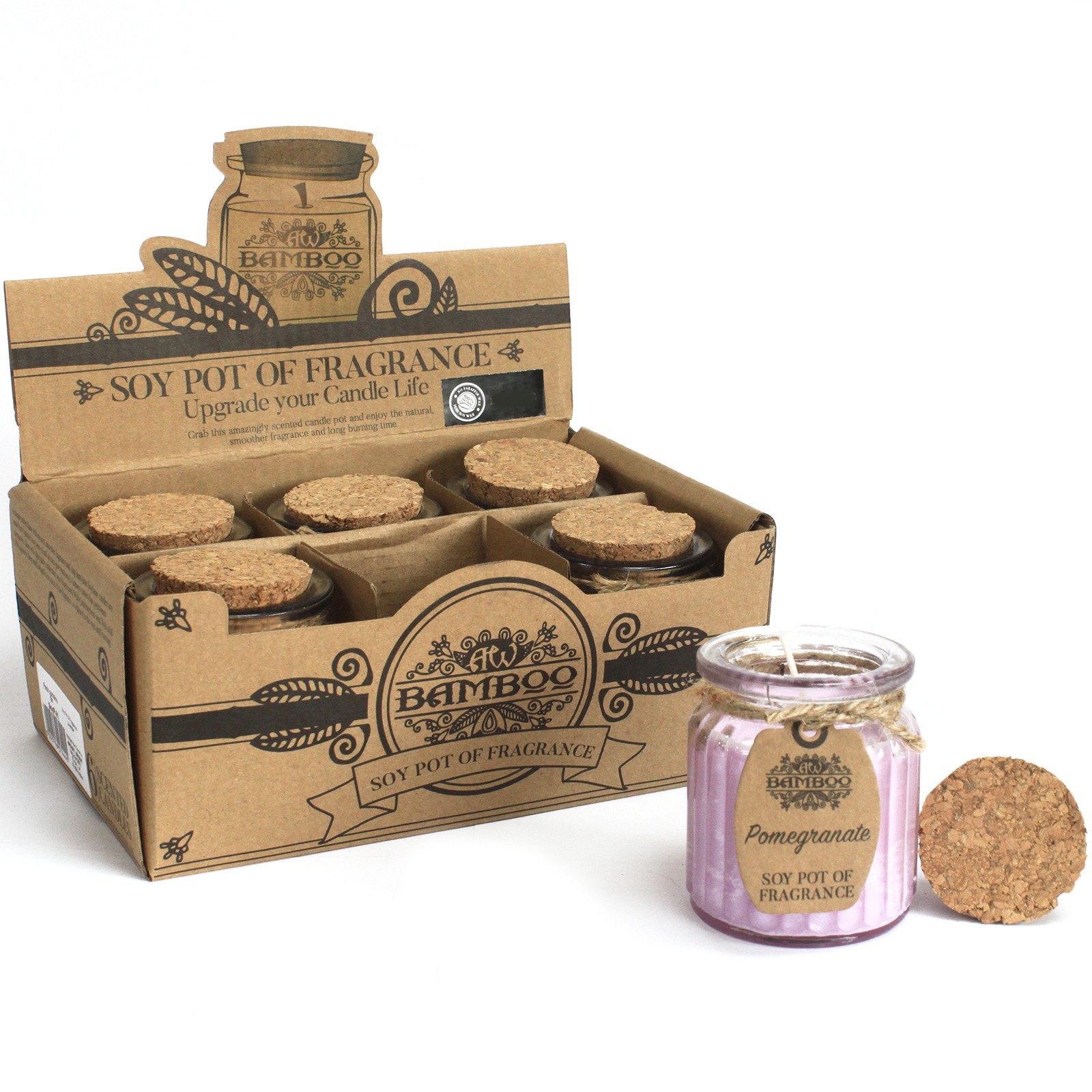 Bougie de soja parfumée – Grenade 