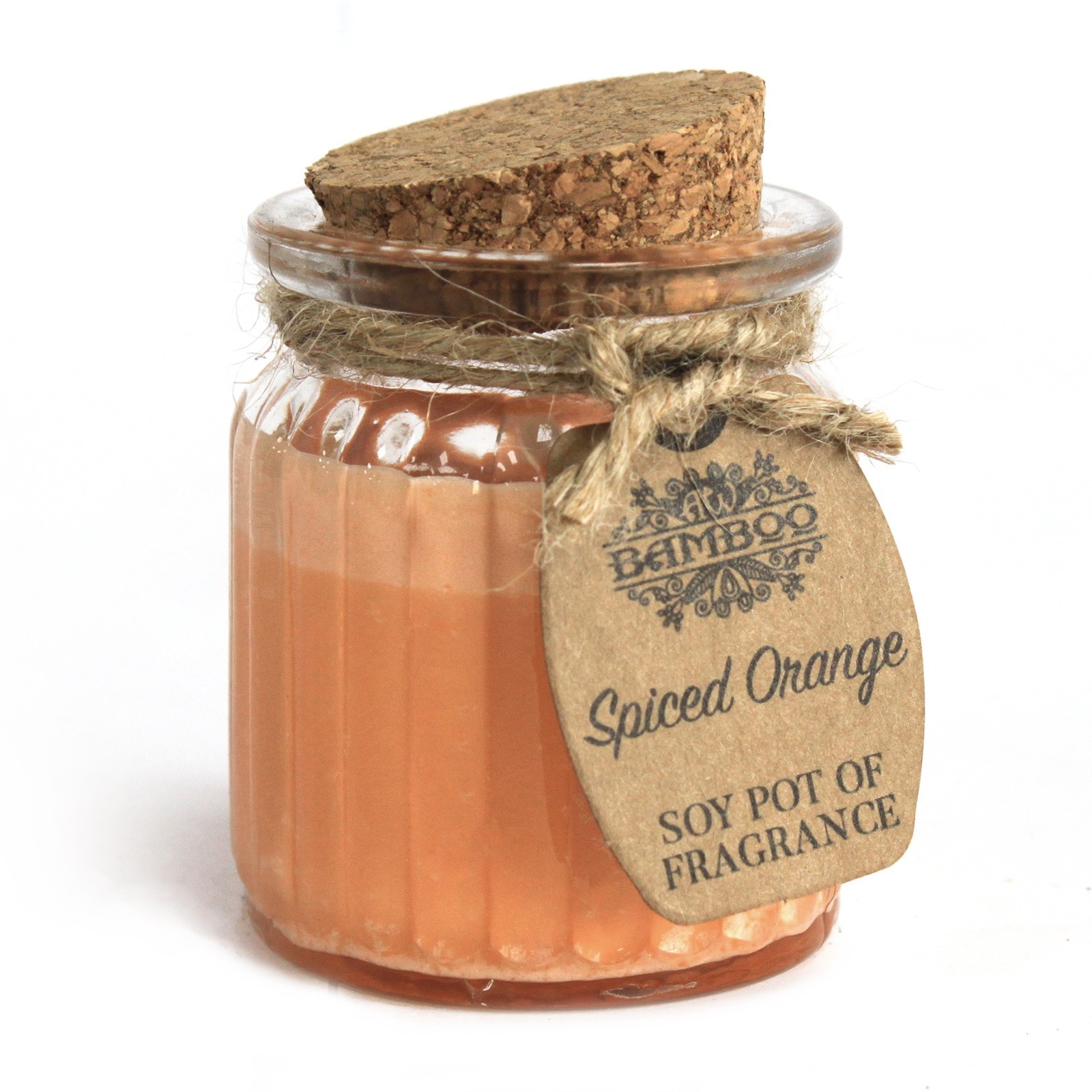 Bougie de soja parfumée – Orange épicée