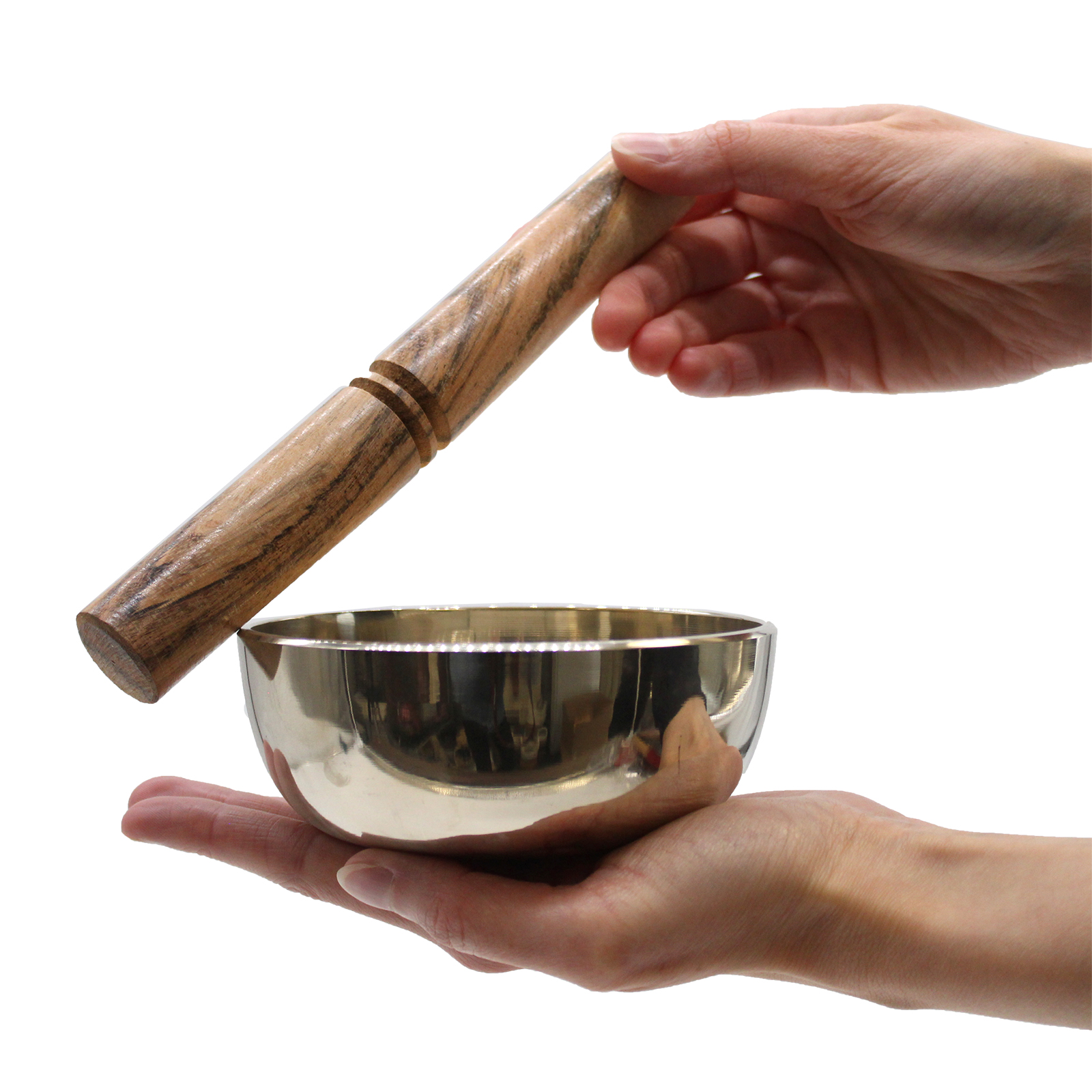 Bol chantant moyen en laiton - 12 cm