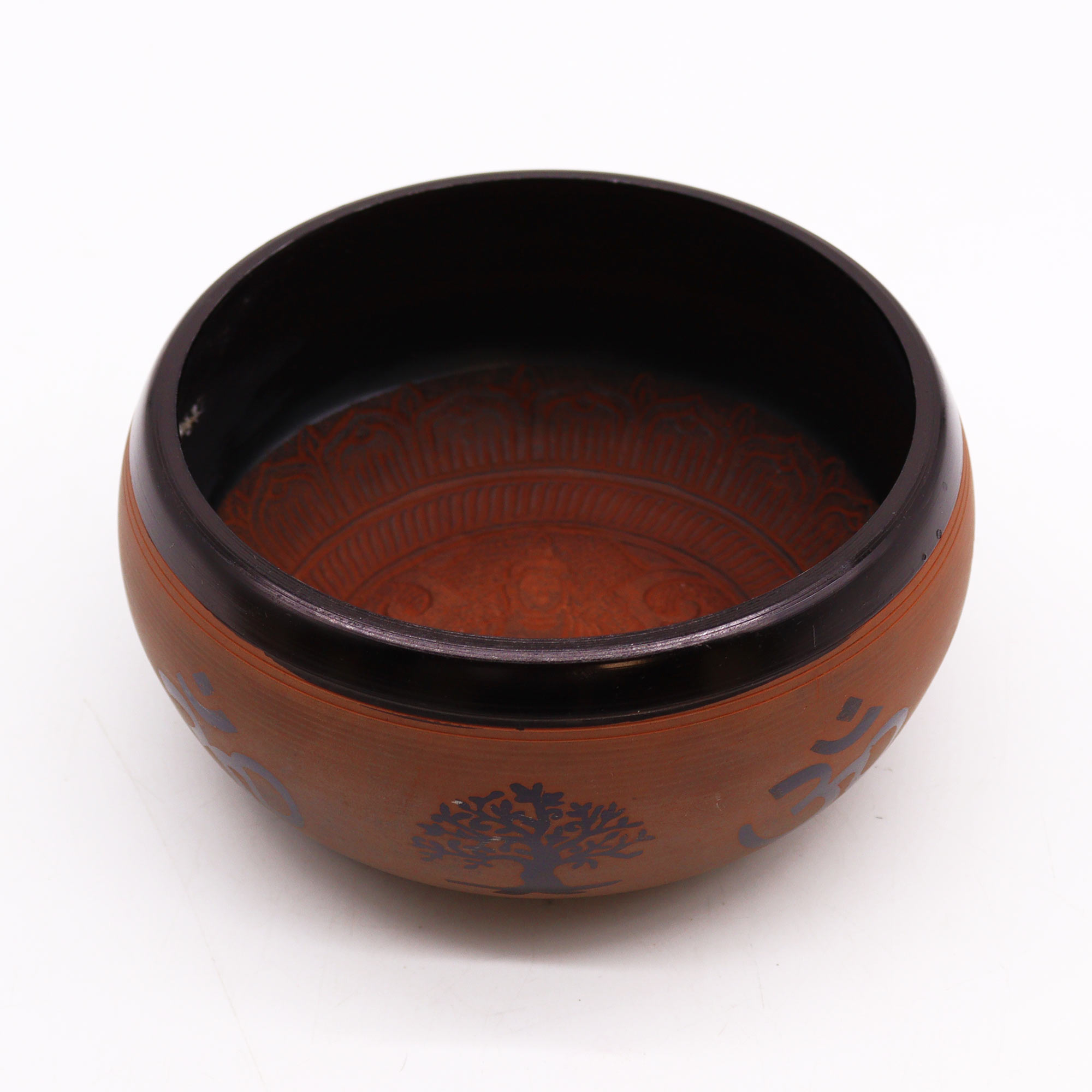 Bol chantant en poudre de terre - Arbre de vie - 16 cm