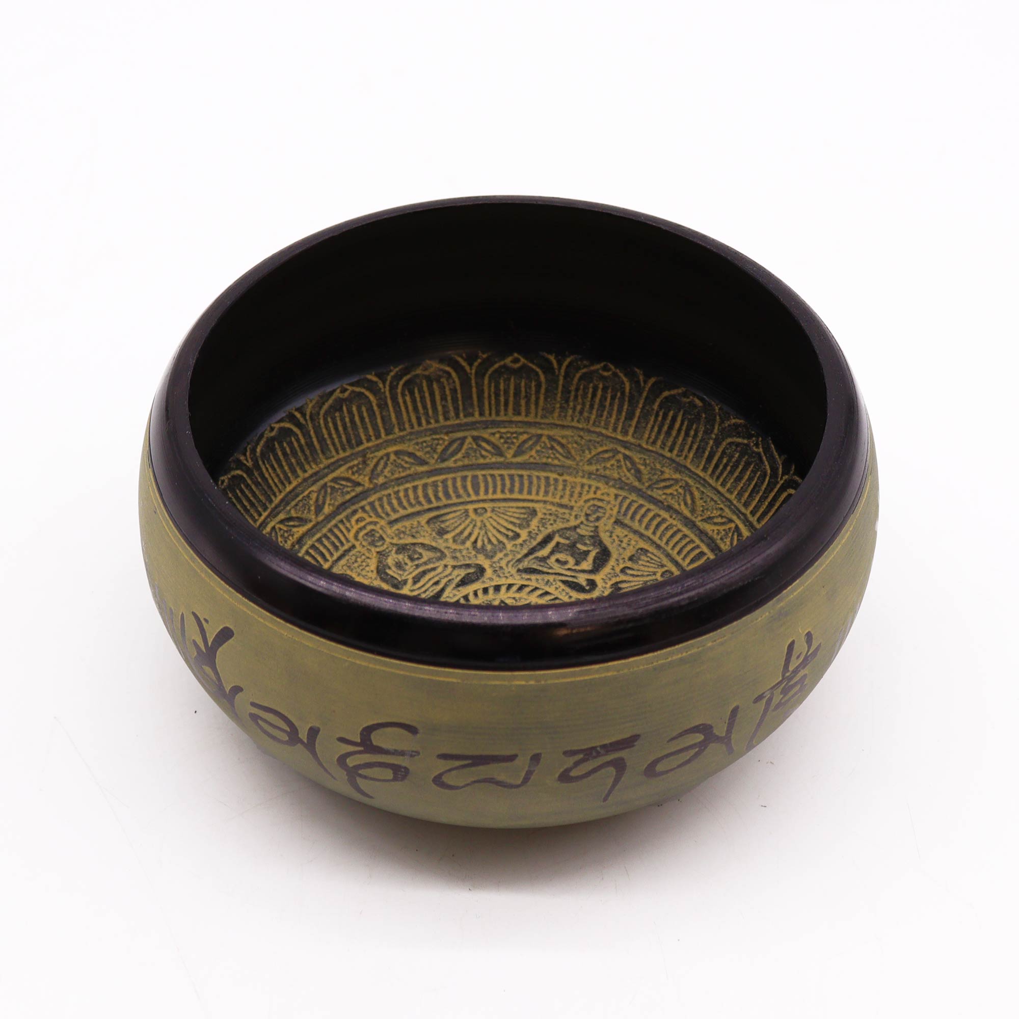 Bol chantant en poudre de terre - Mantra zen  - 16 cm