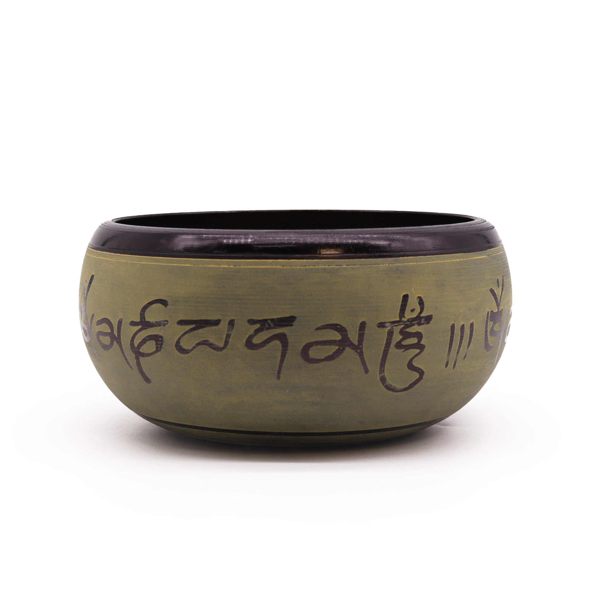 Bol chantant en poudre de terre - Mantra zen  - 16 cm