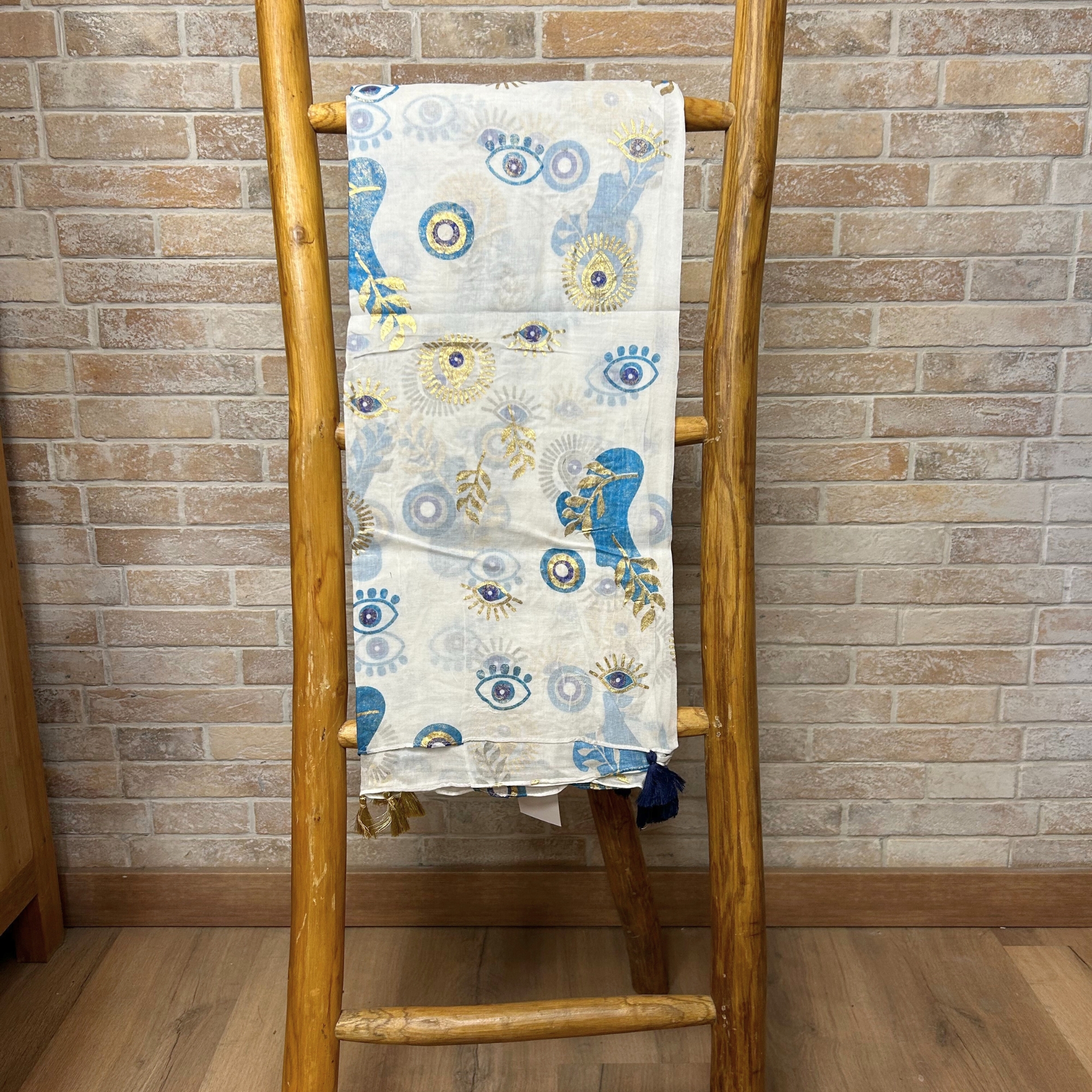 Paréo Méditerranéen Nomad  – Motif ethnique doré