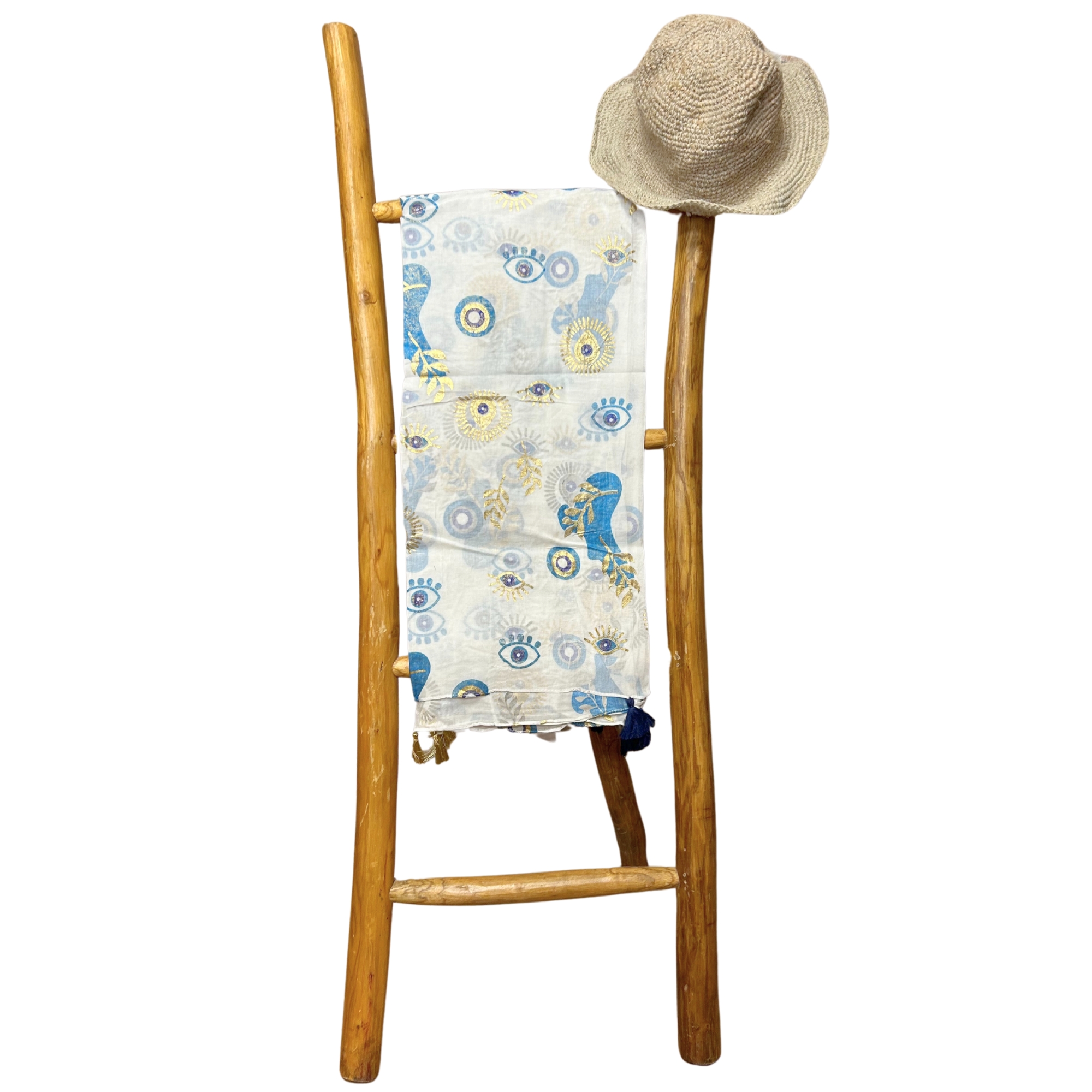 Paréo Méditerranéen Nomad  – Motif ethnique doré