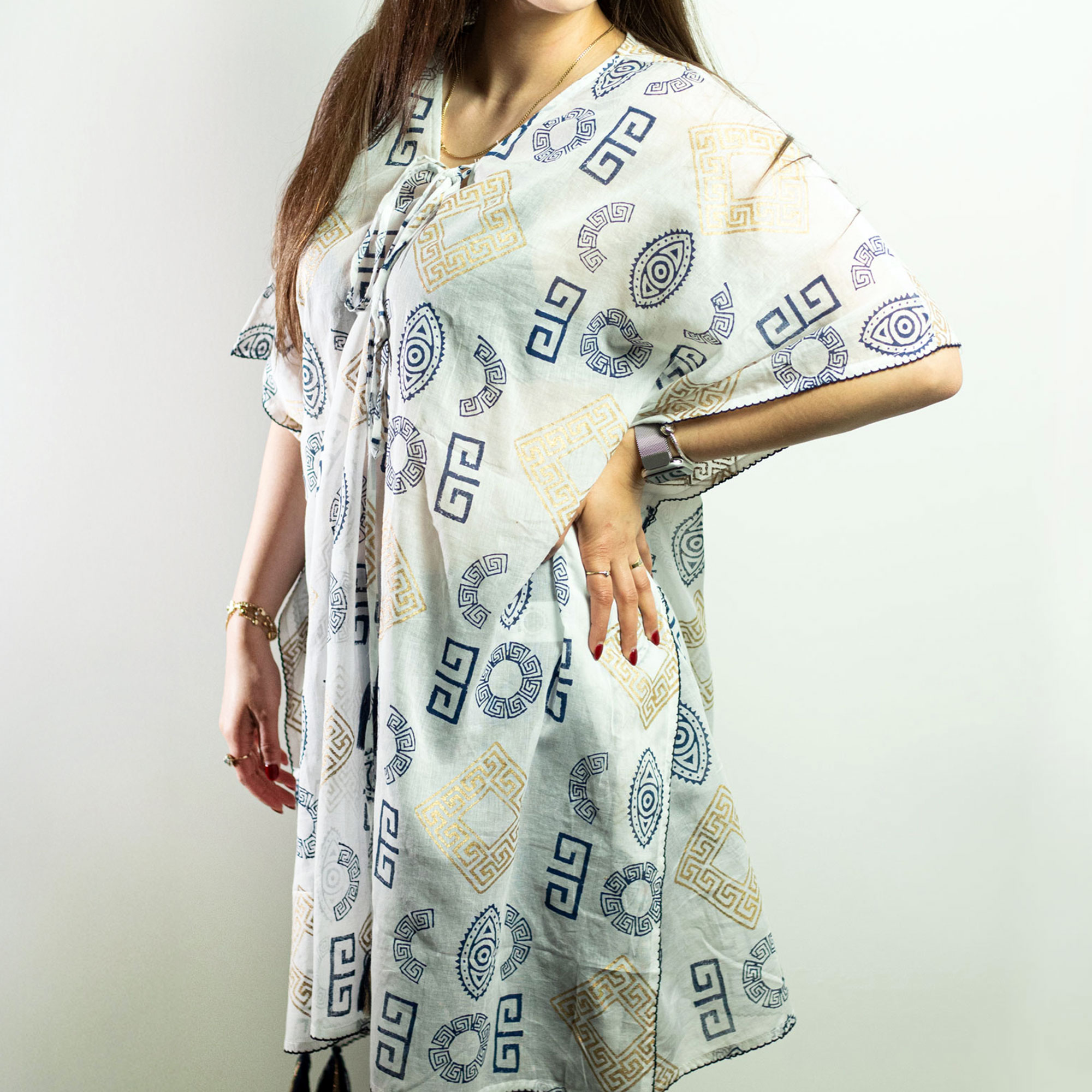 Robe d'été Ethnique  – Motif symbolique 