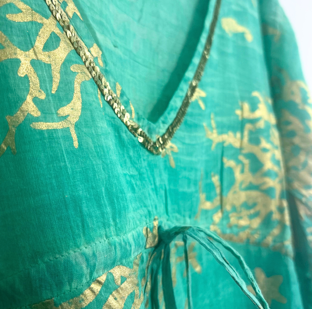 Robe d'été Nomad Méditerranée – Corail turquoise