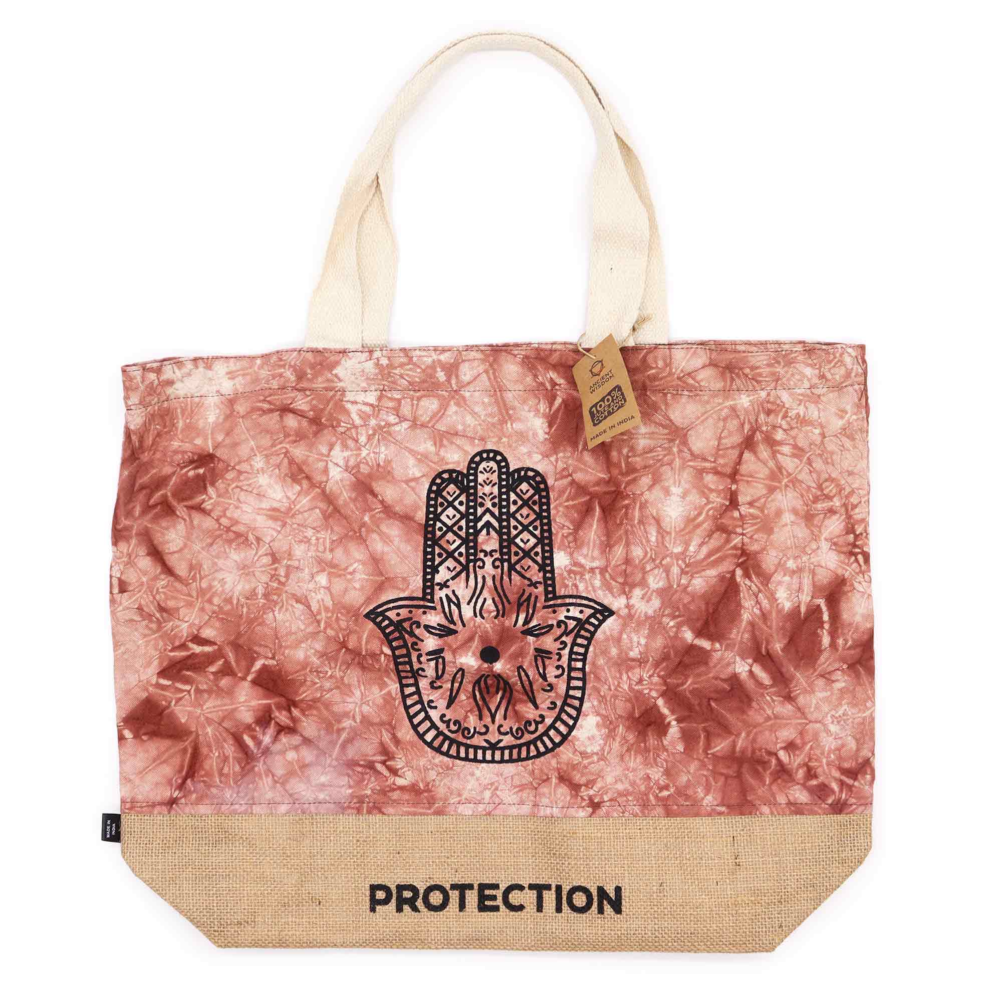 Sac cabas "Protection"  - main de Fatma