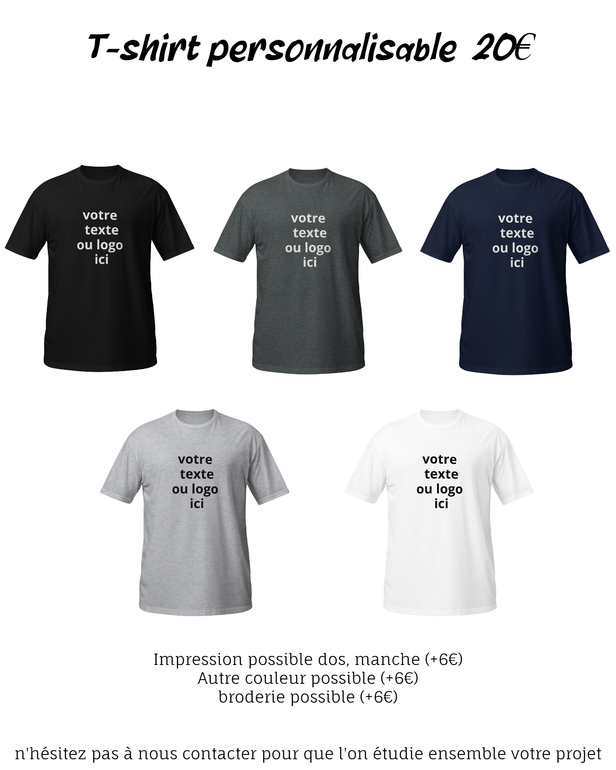 t-shirt personnalisable