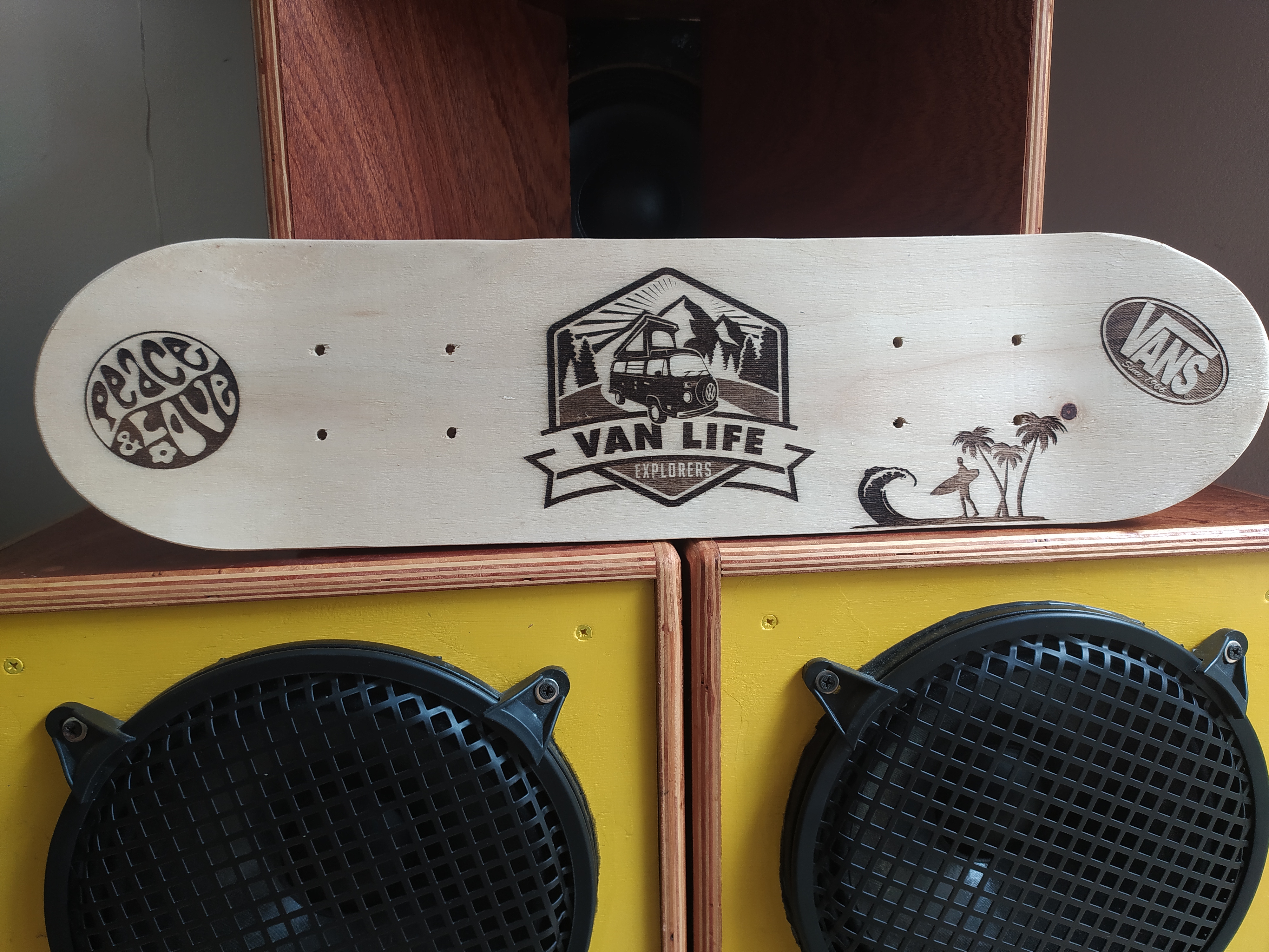 plateau de skate décoratif