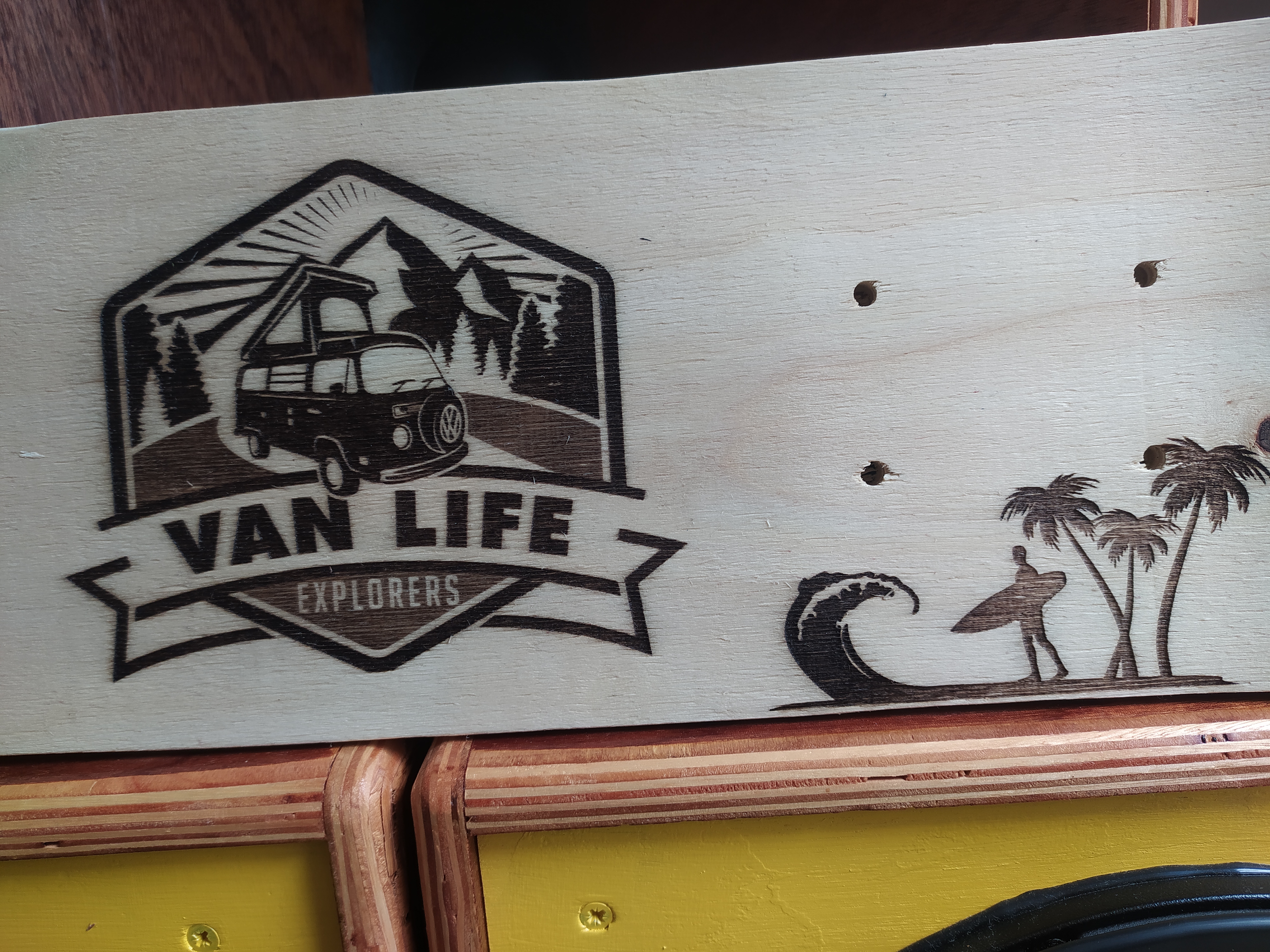 plateau de skate décoratif