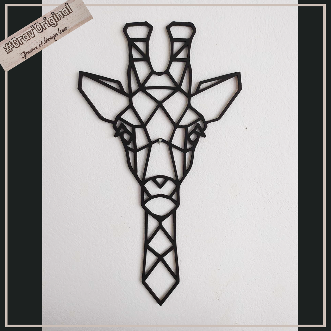 Girafe géométrique 