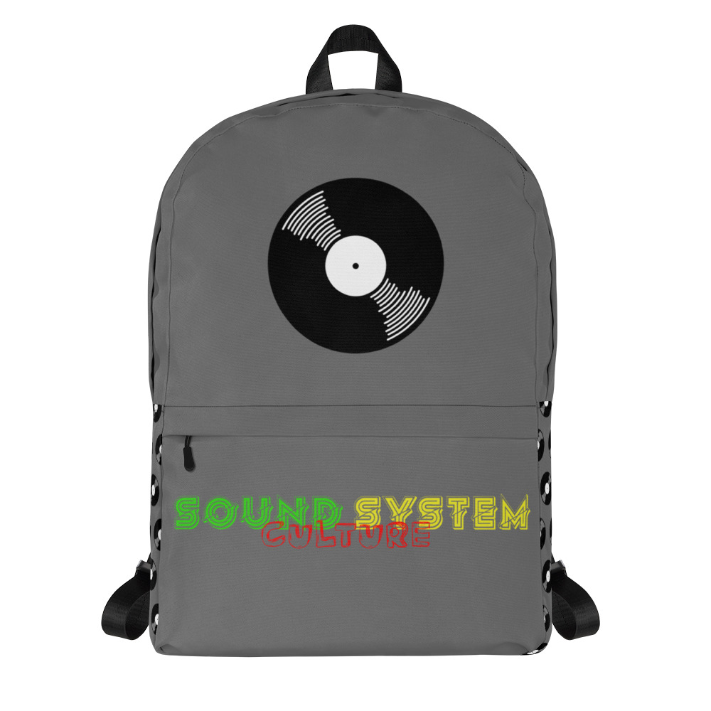 Sac à dos "Sound system/vinyl"