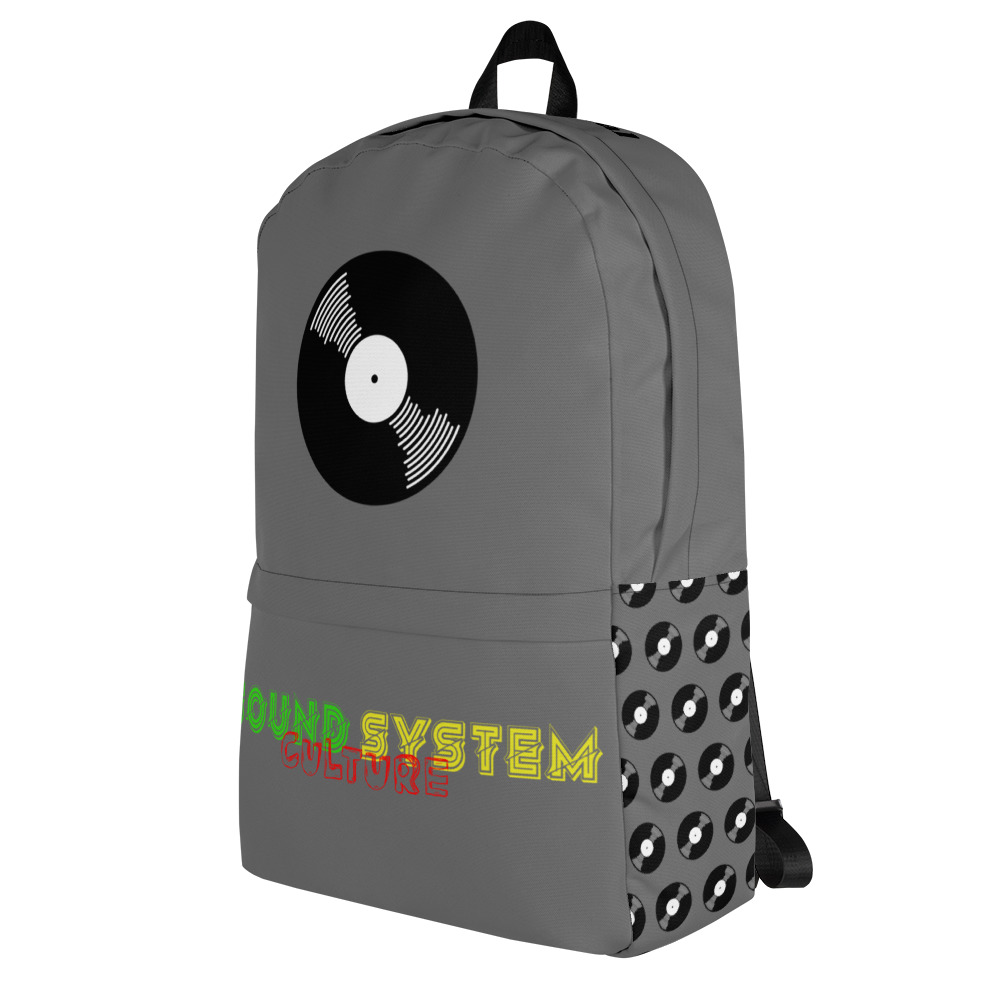 Sac à dos "Sound system/vinyl"