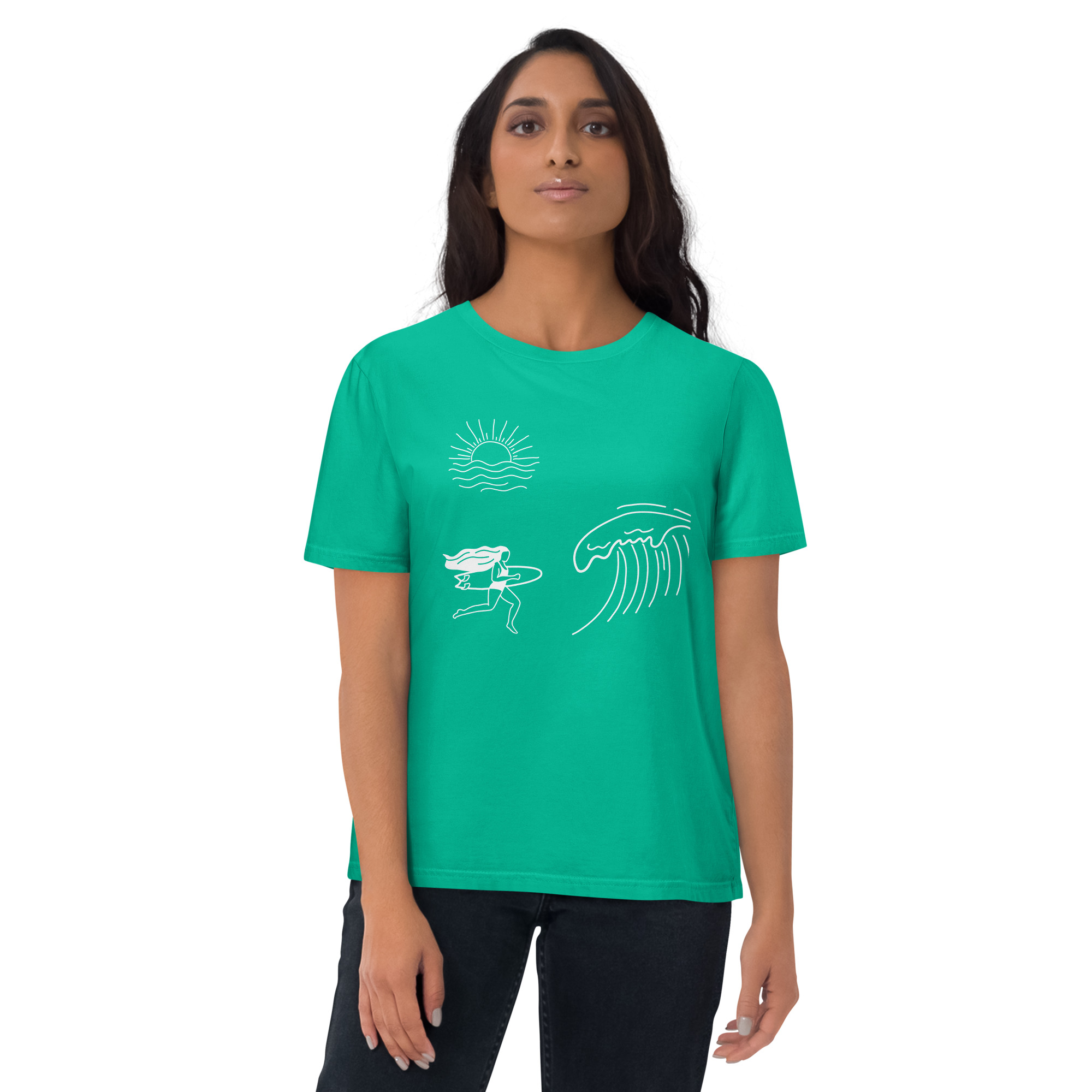 let's surf - t-shirt femme