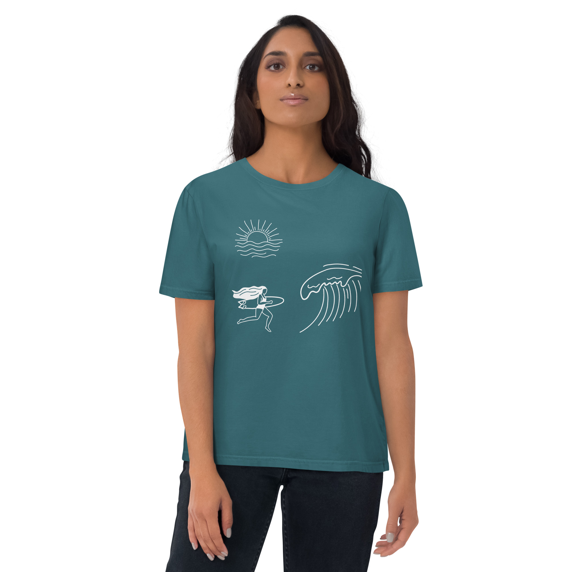 let's surf - t-shirt femme