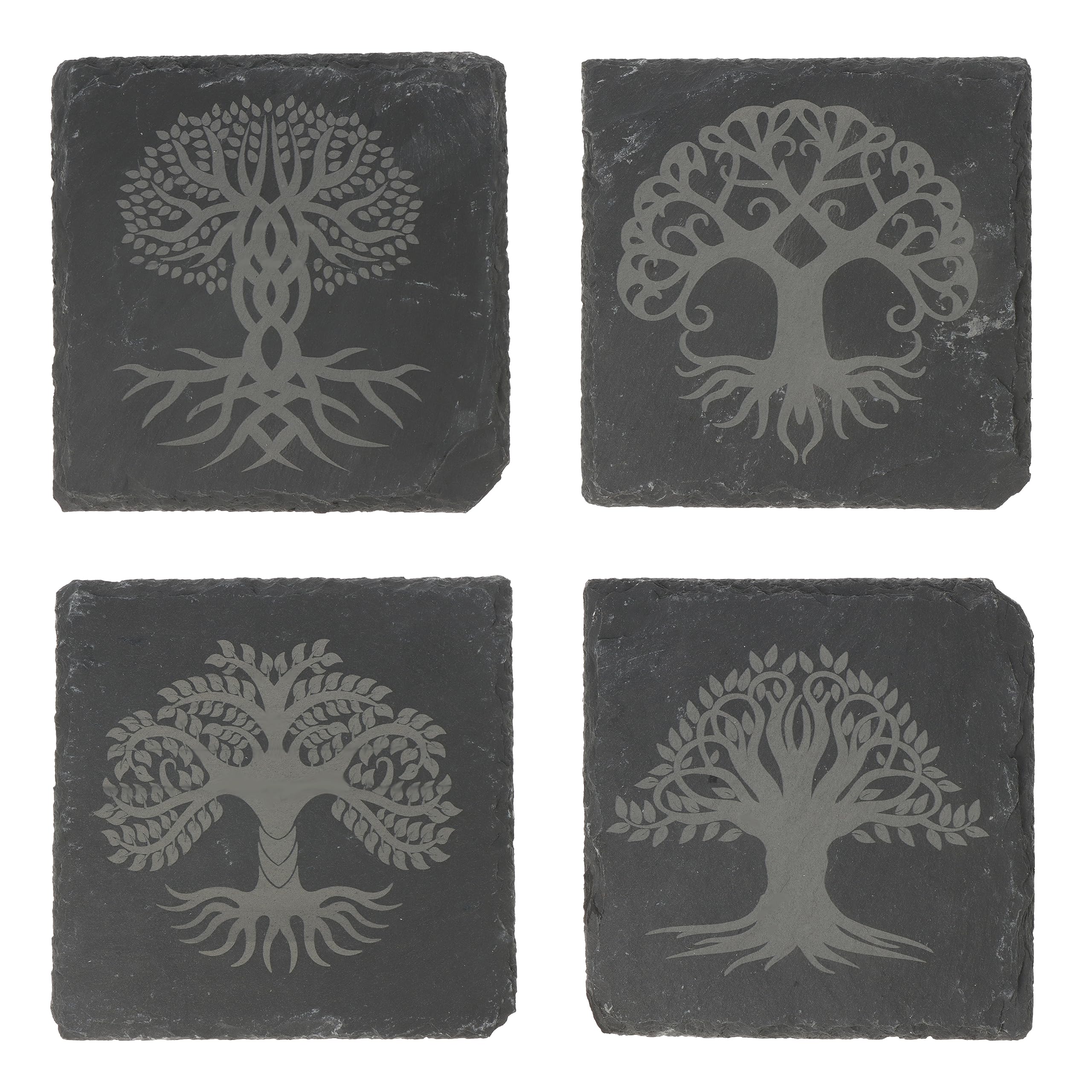 dessous de verre en ardoise à graver