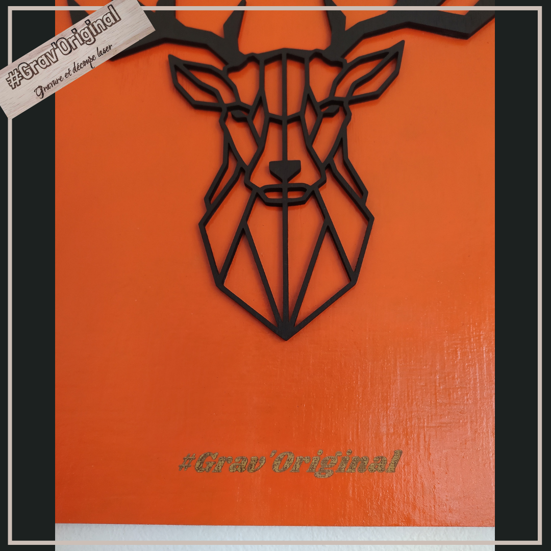 Cerf géométrique 3D