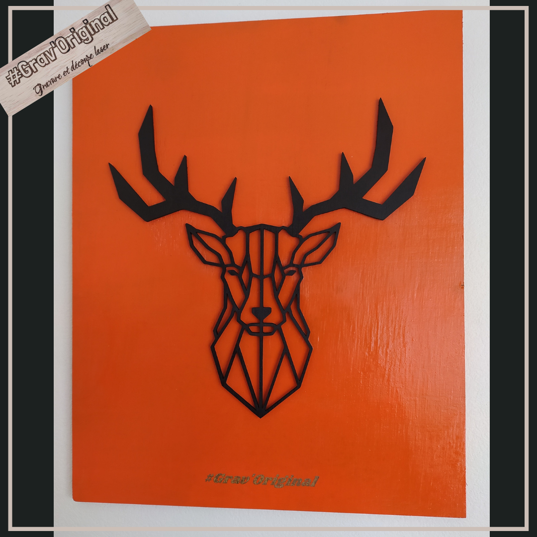 Cerf géométrique 3D