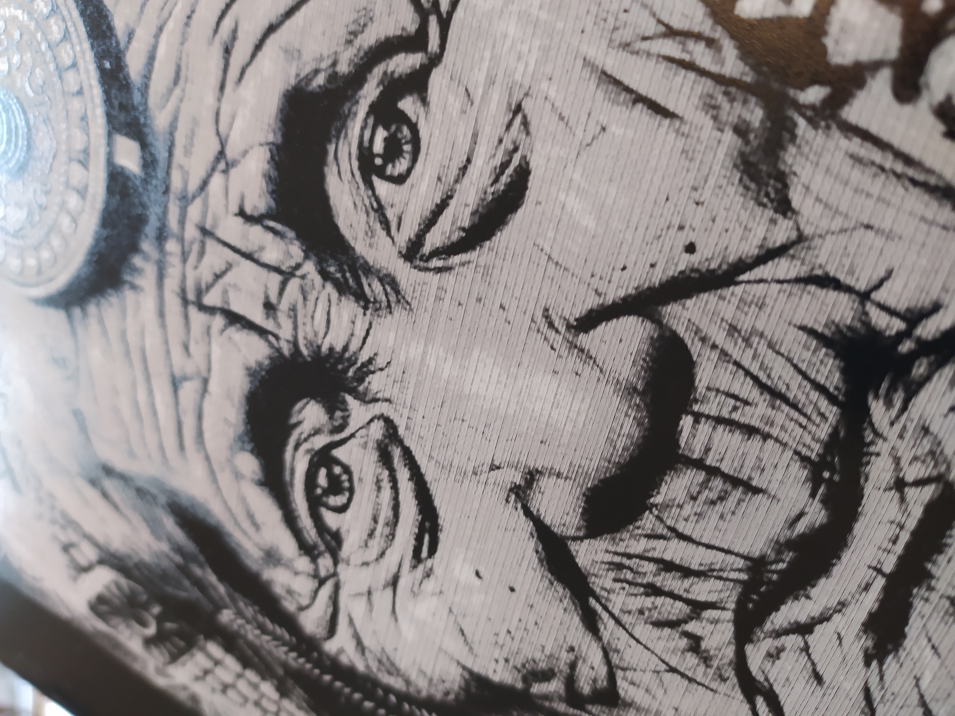 photo gravée sur carrelage 20*20cm (avec support)