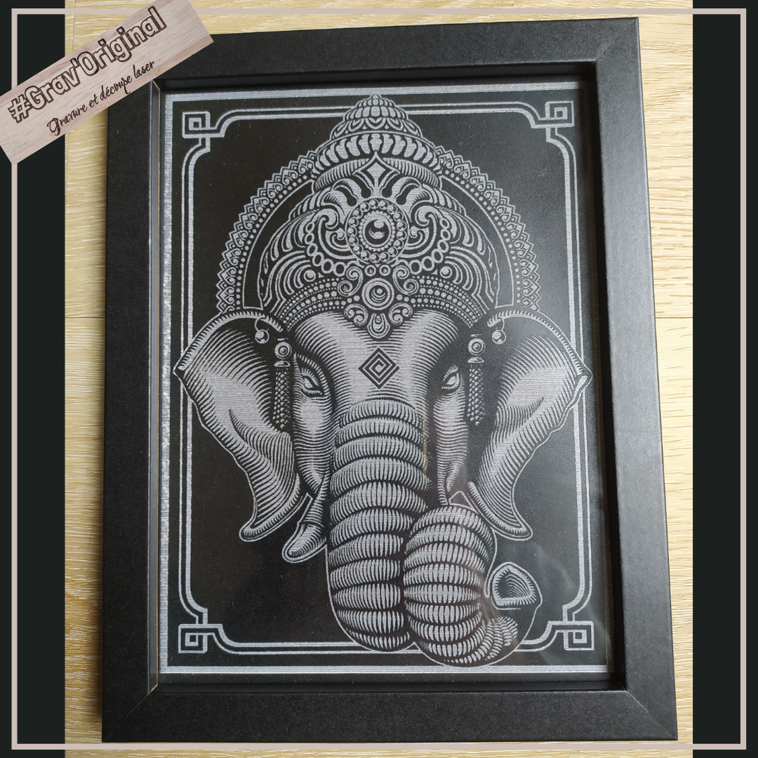 cadre éléphant 20*15cm