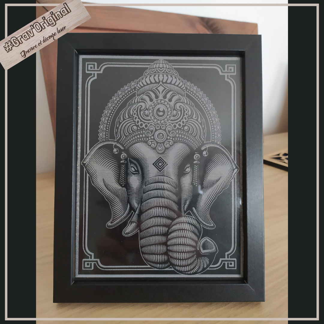 cadre éléphant 20*15cm