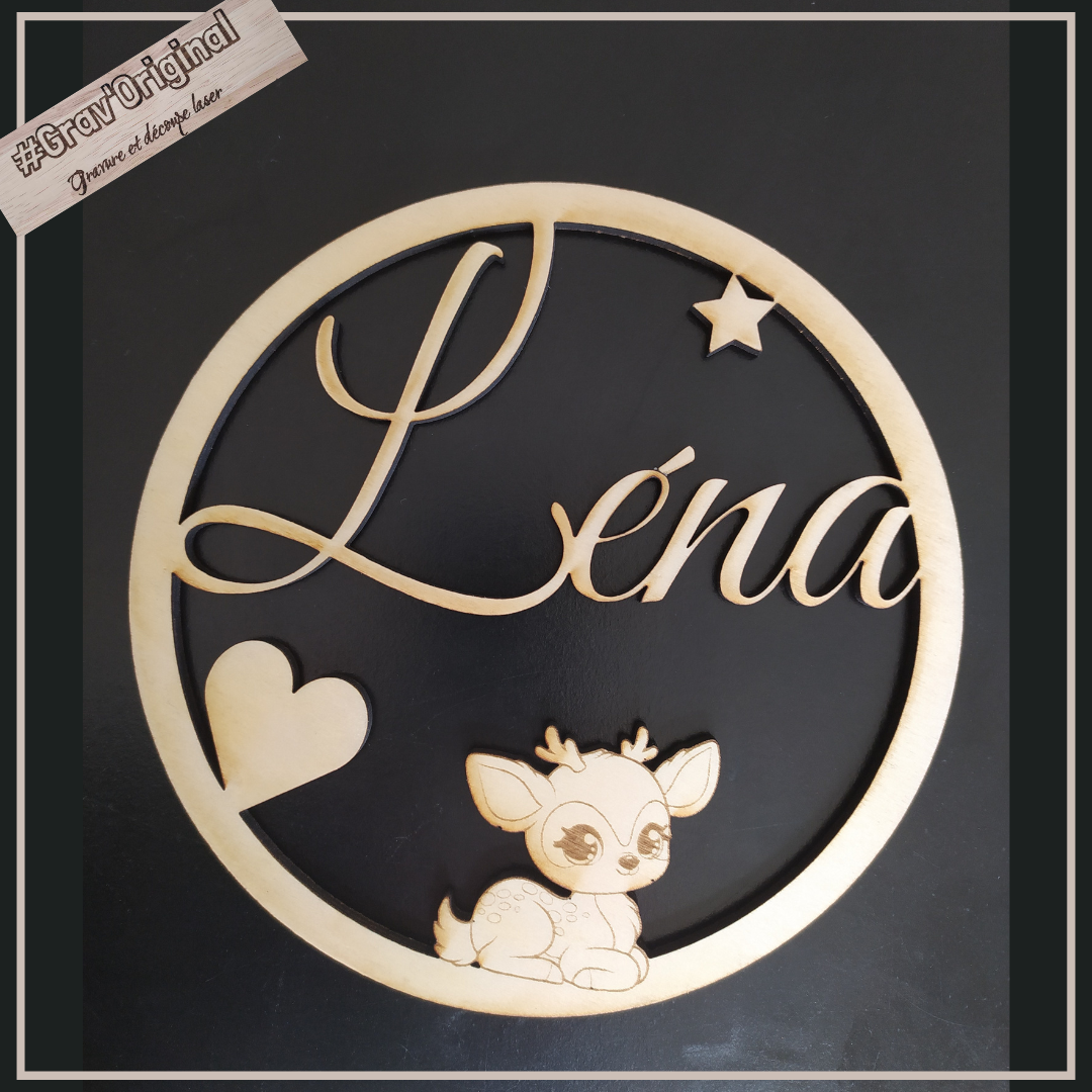 Décoration murale "prénom"