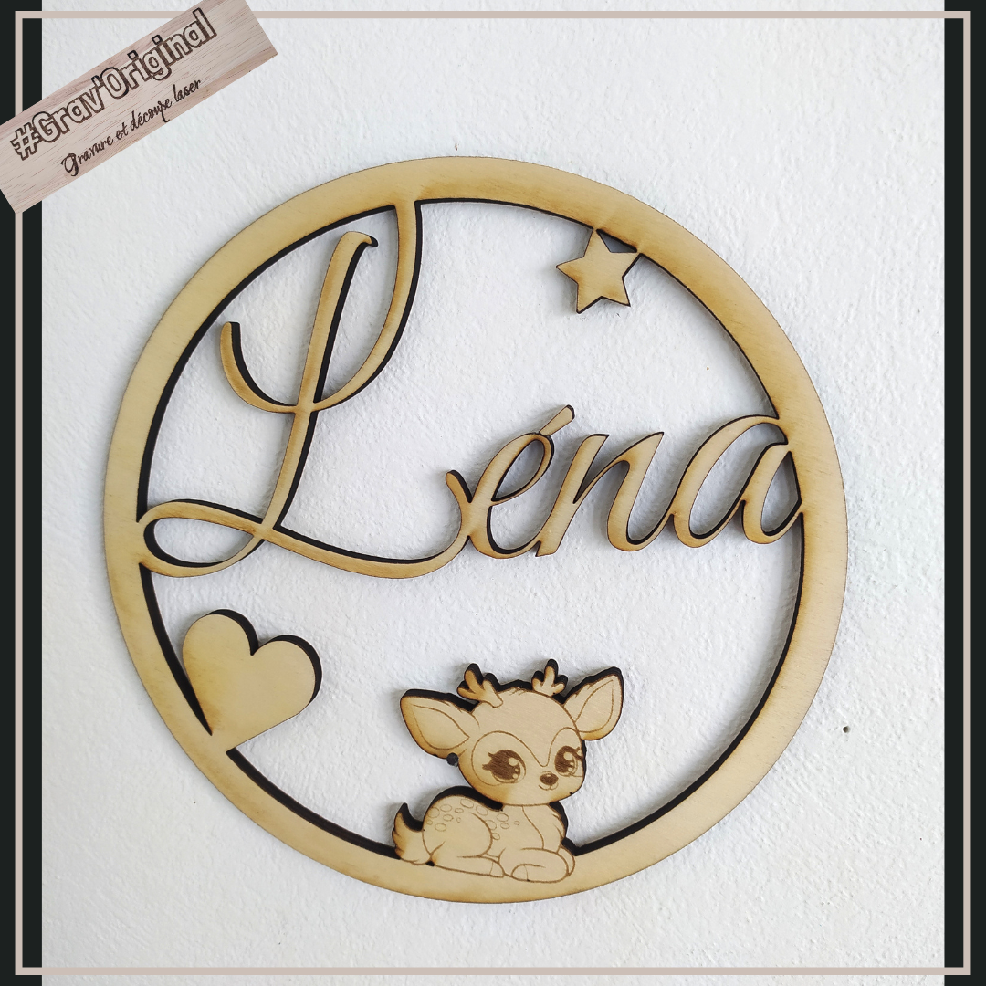 Décoration murale "prénom"