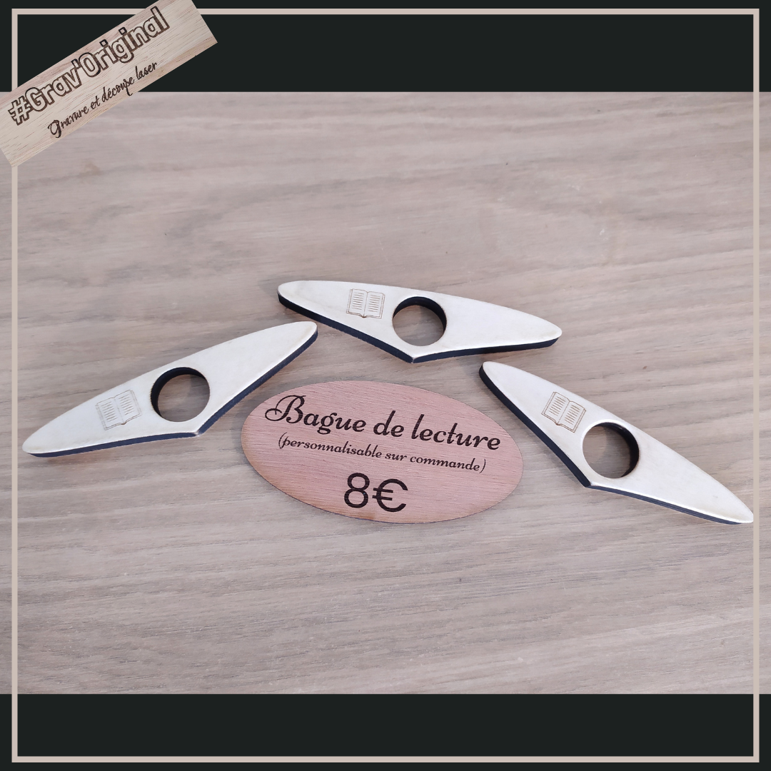 Bague de lecture en bois 