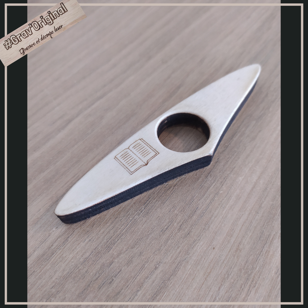 Bague de lecture en bois 