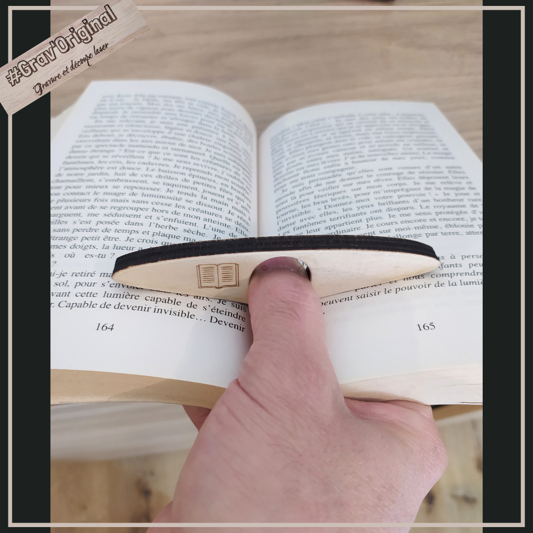 Bague de lecture en bois