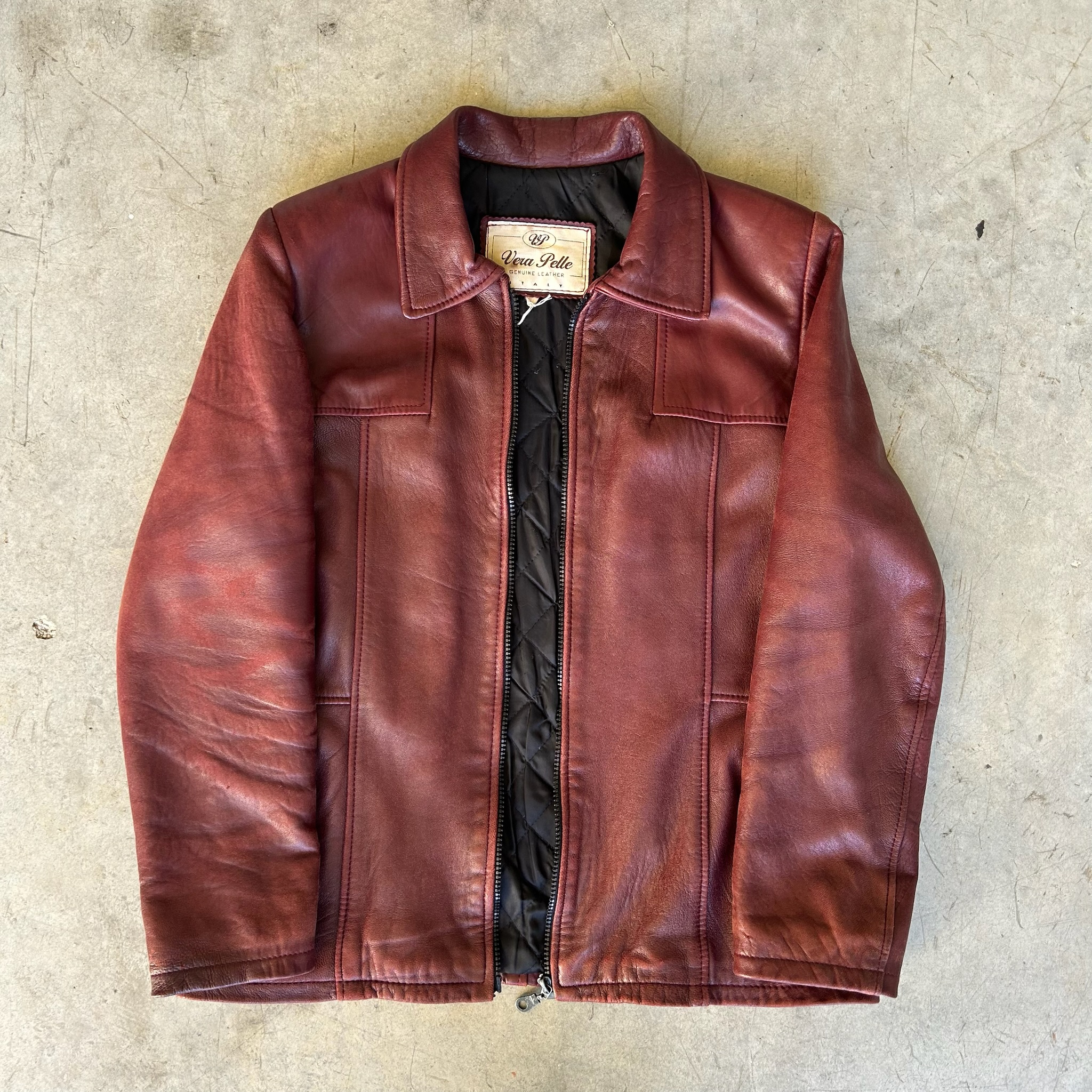 Leather Jacket made in Italy (L) W