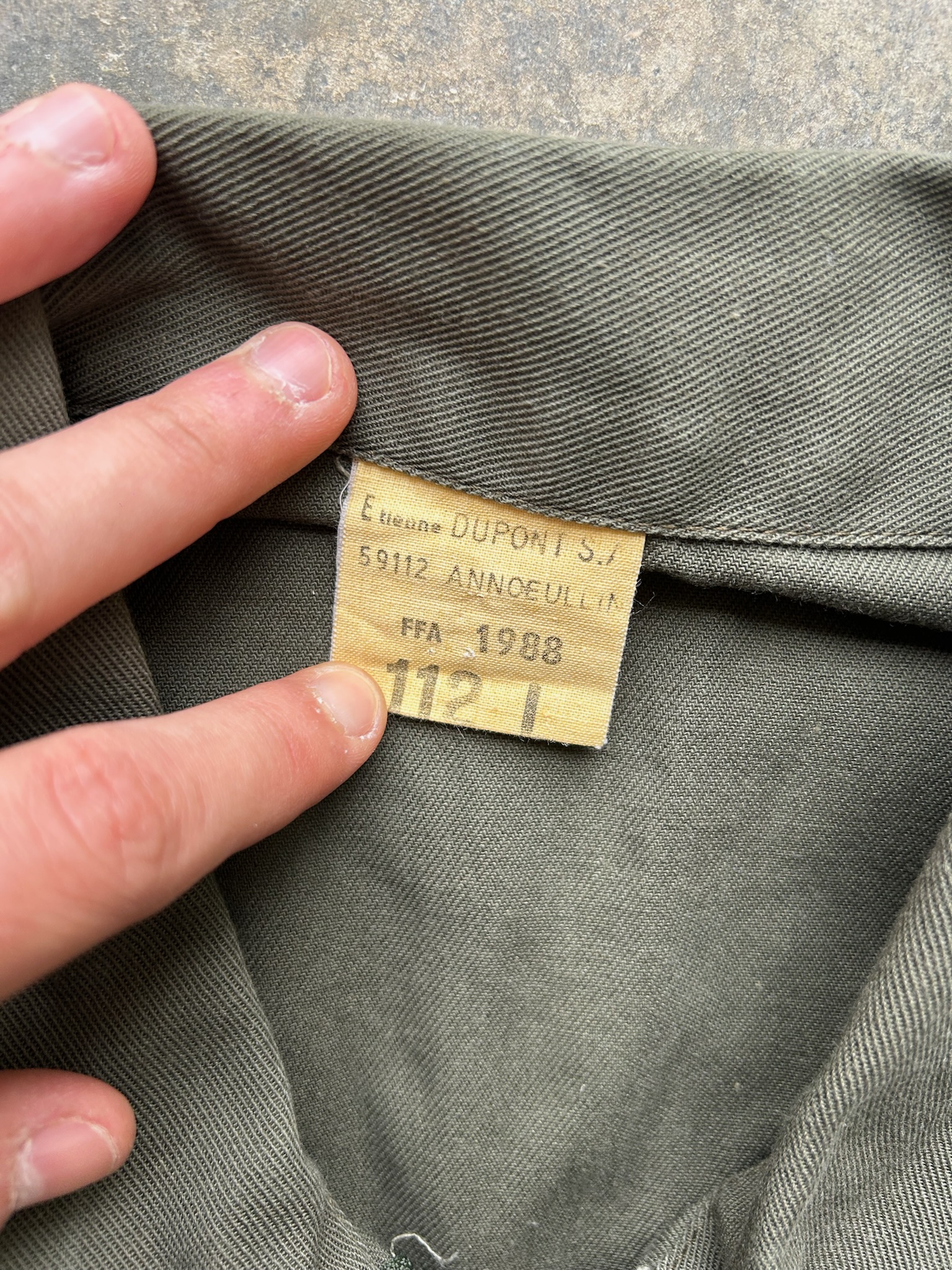 Vintage French Military Jumpsuit (M)
