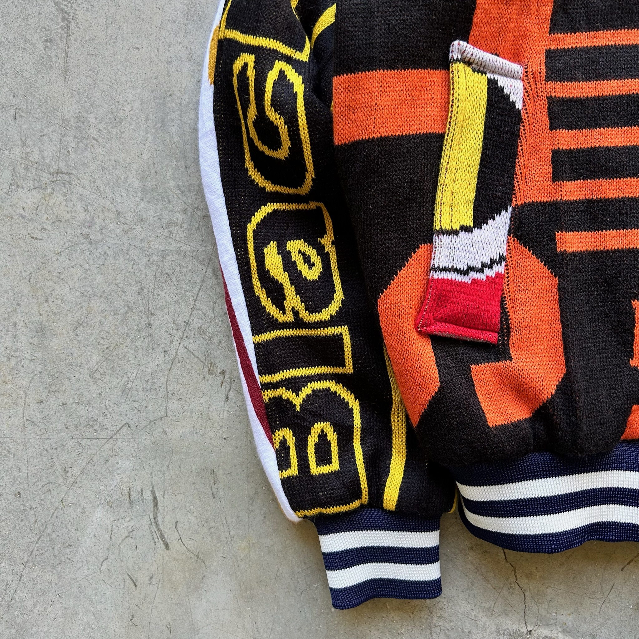 Vintage soccer scarf Jacket (S)