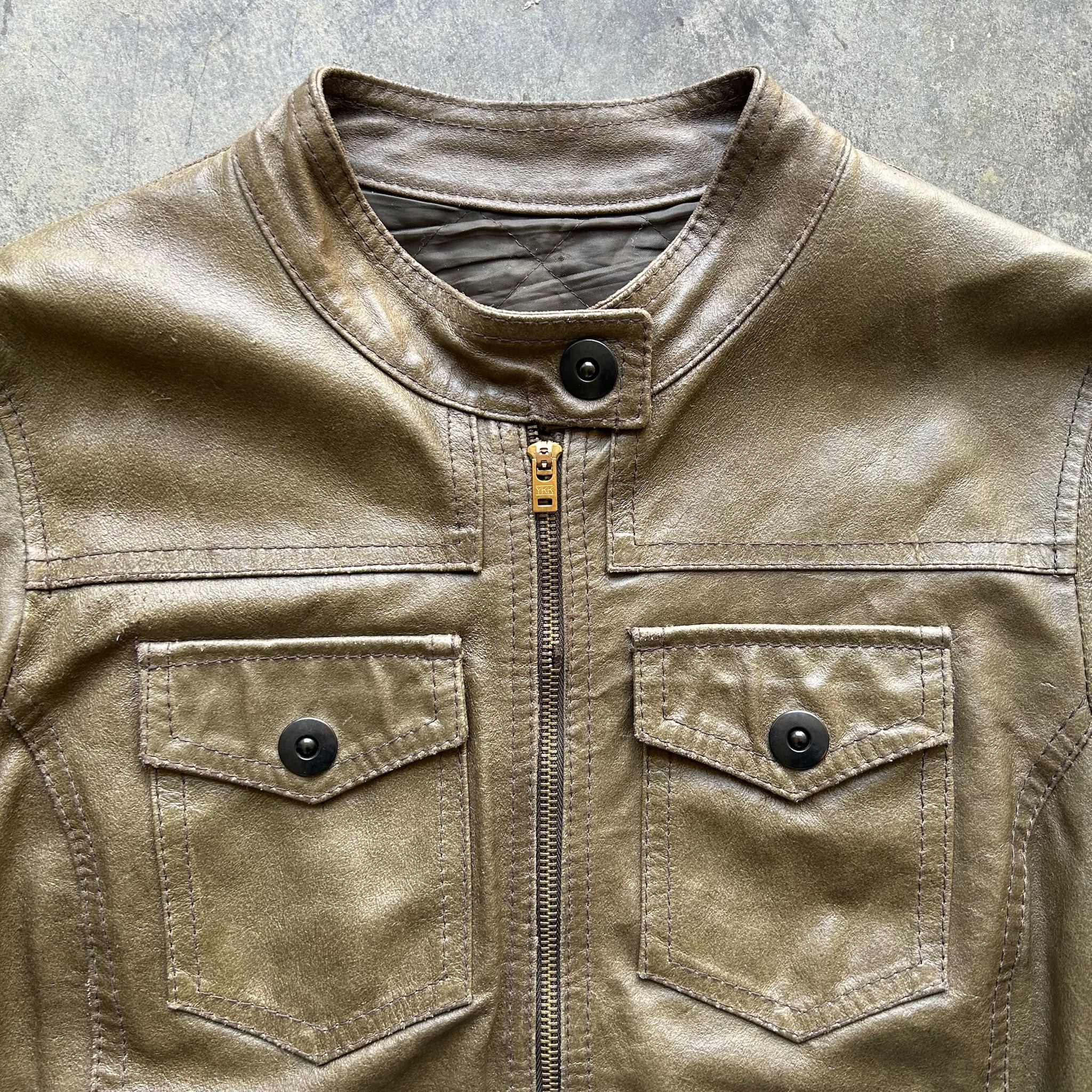 VIntage Leather Jacket (L)