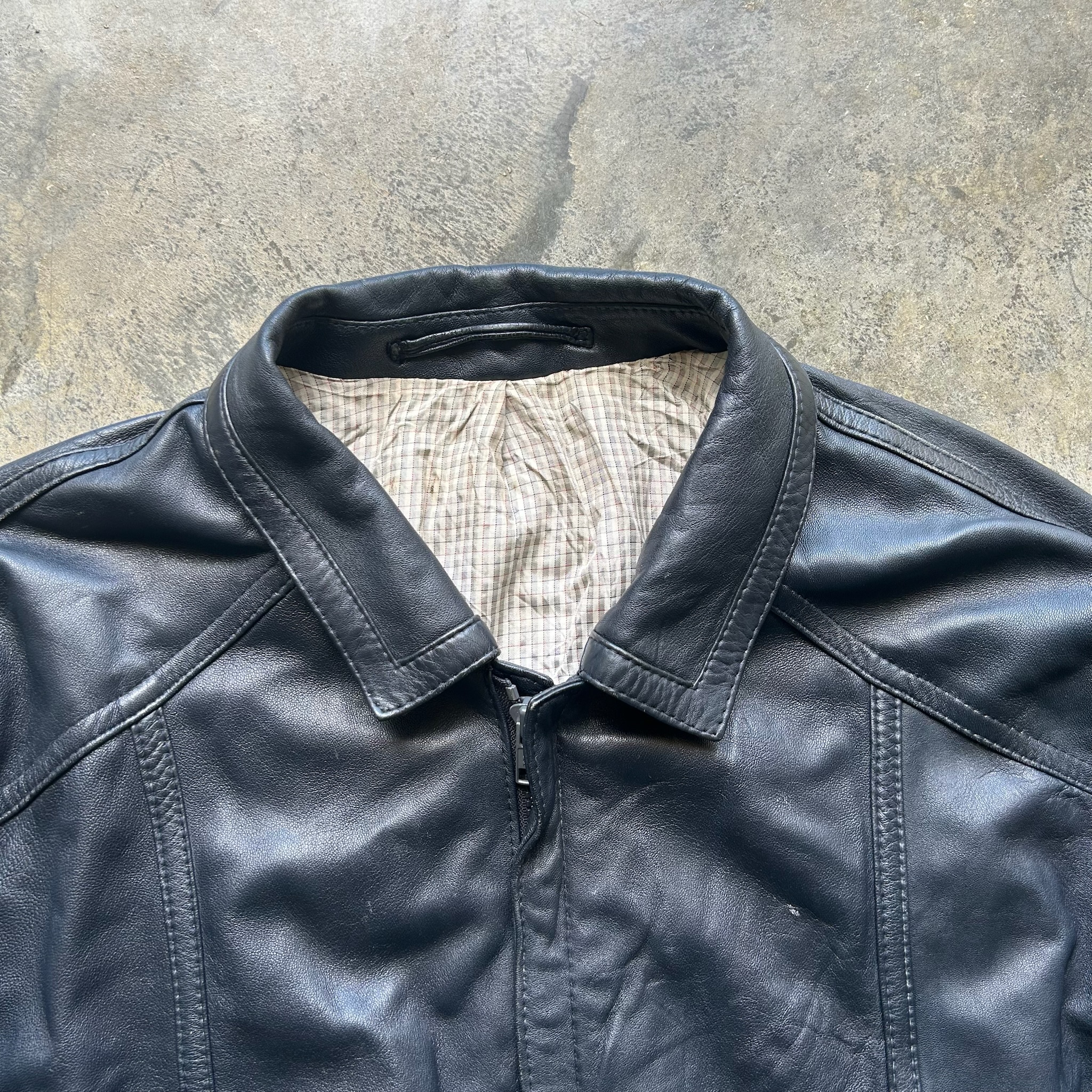 Vintage Leather Jacket (XL)