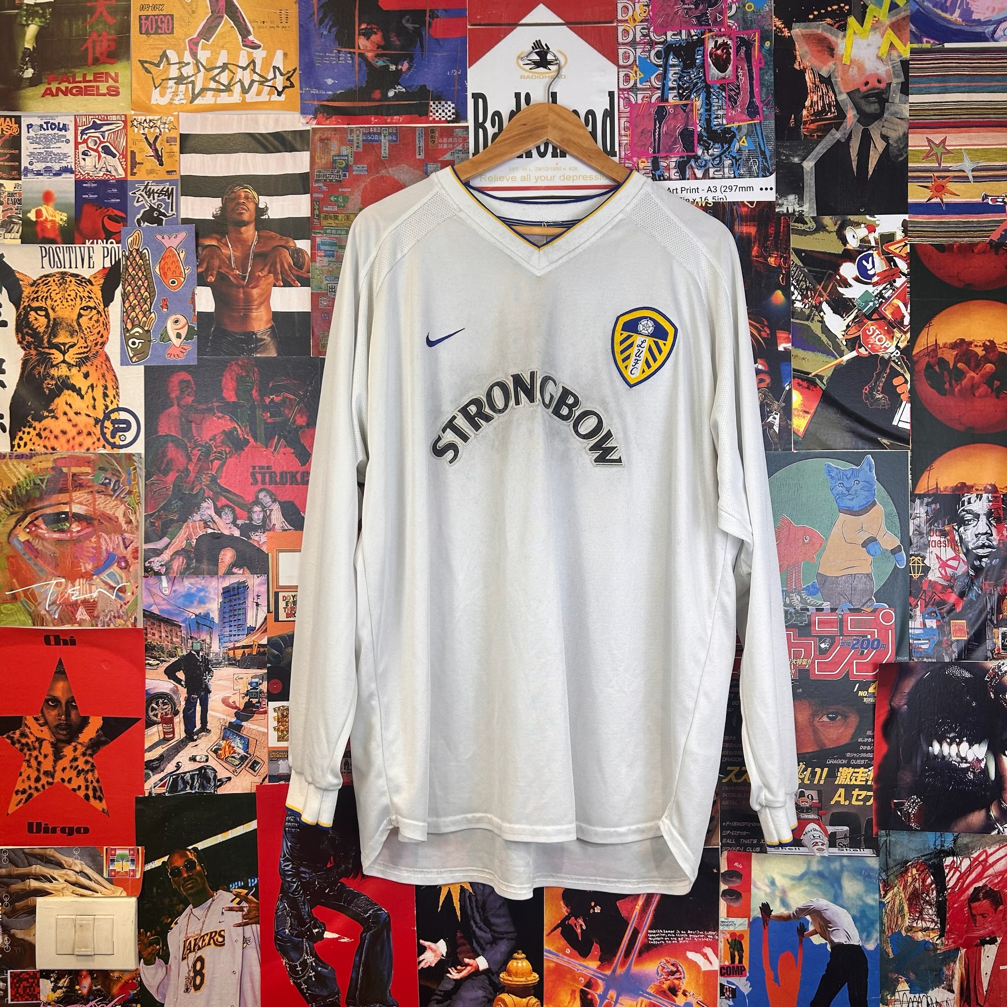 Vintage Leeds United '00s Long-sleeve (XL)