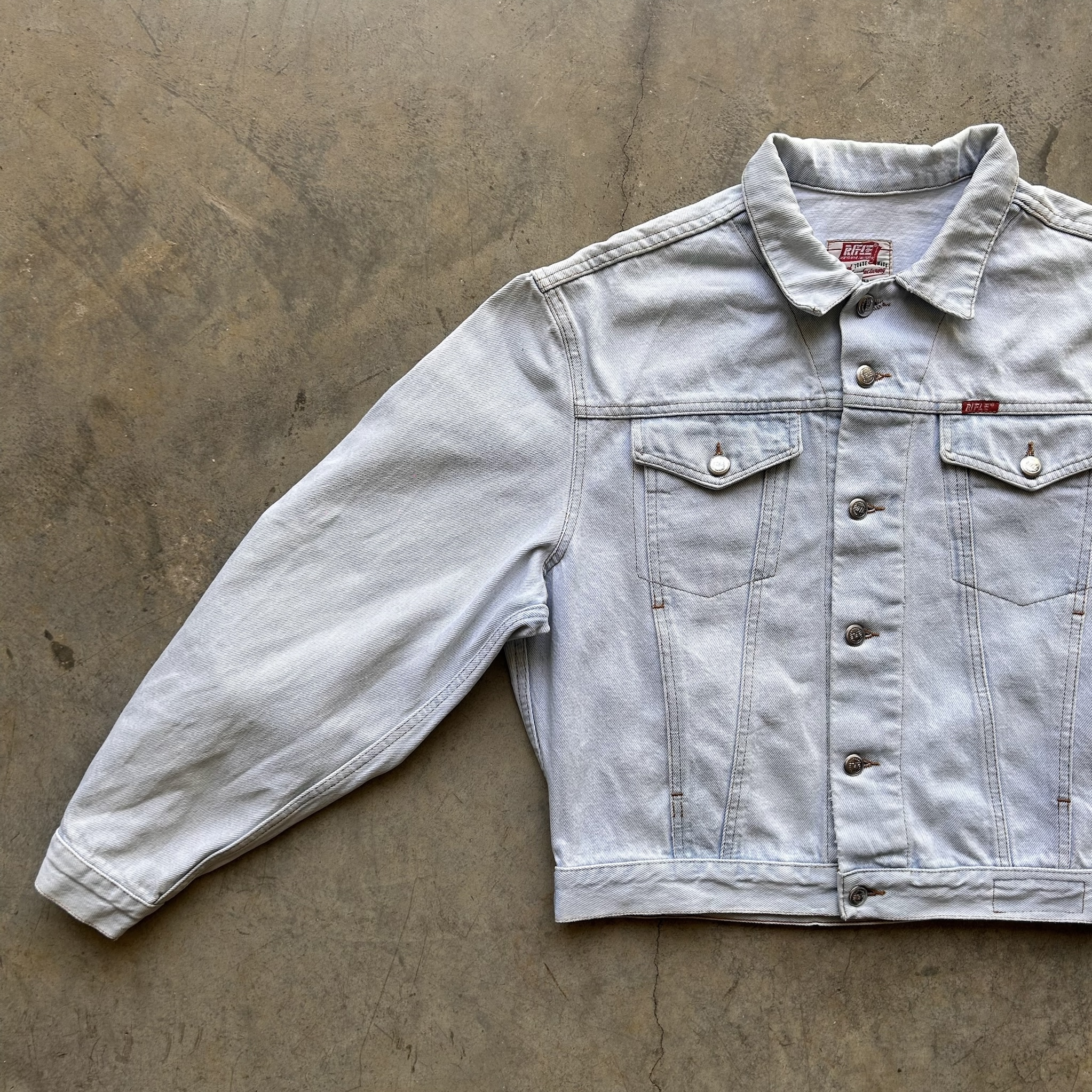 Rifle Denim Jacket made in Italy (M)