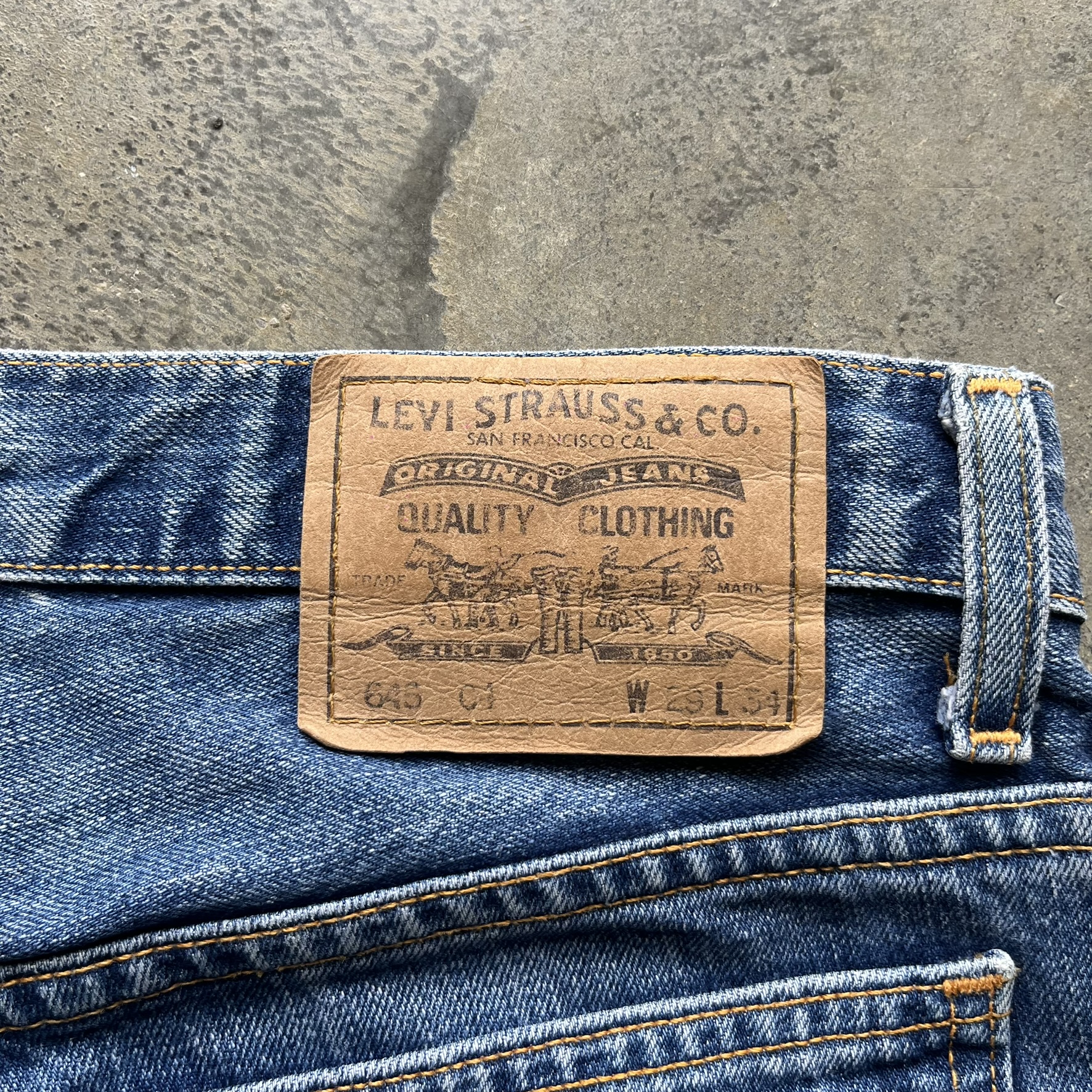 Levi's 645 C4 Bootcut Orange Tab (W29)