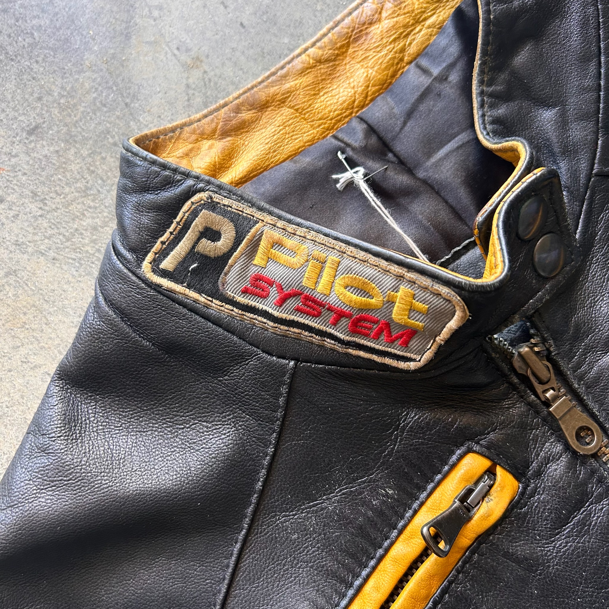 Biker Leather Jacket (M)