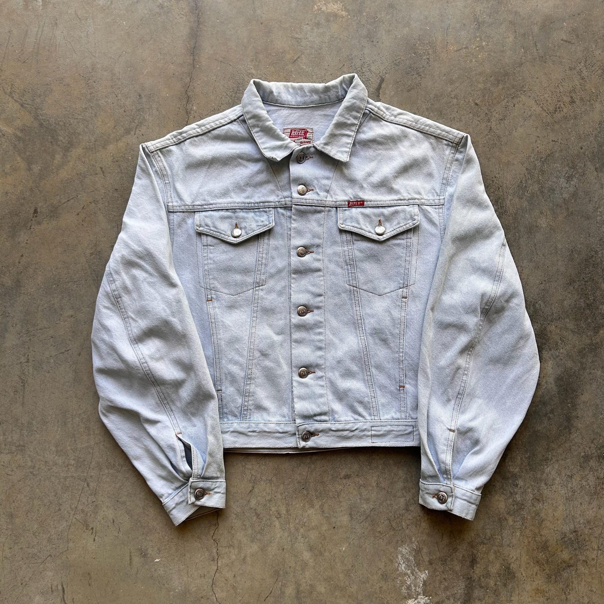 Rifle Denim Jacket made in Italy (M)