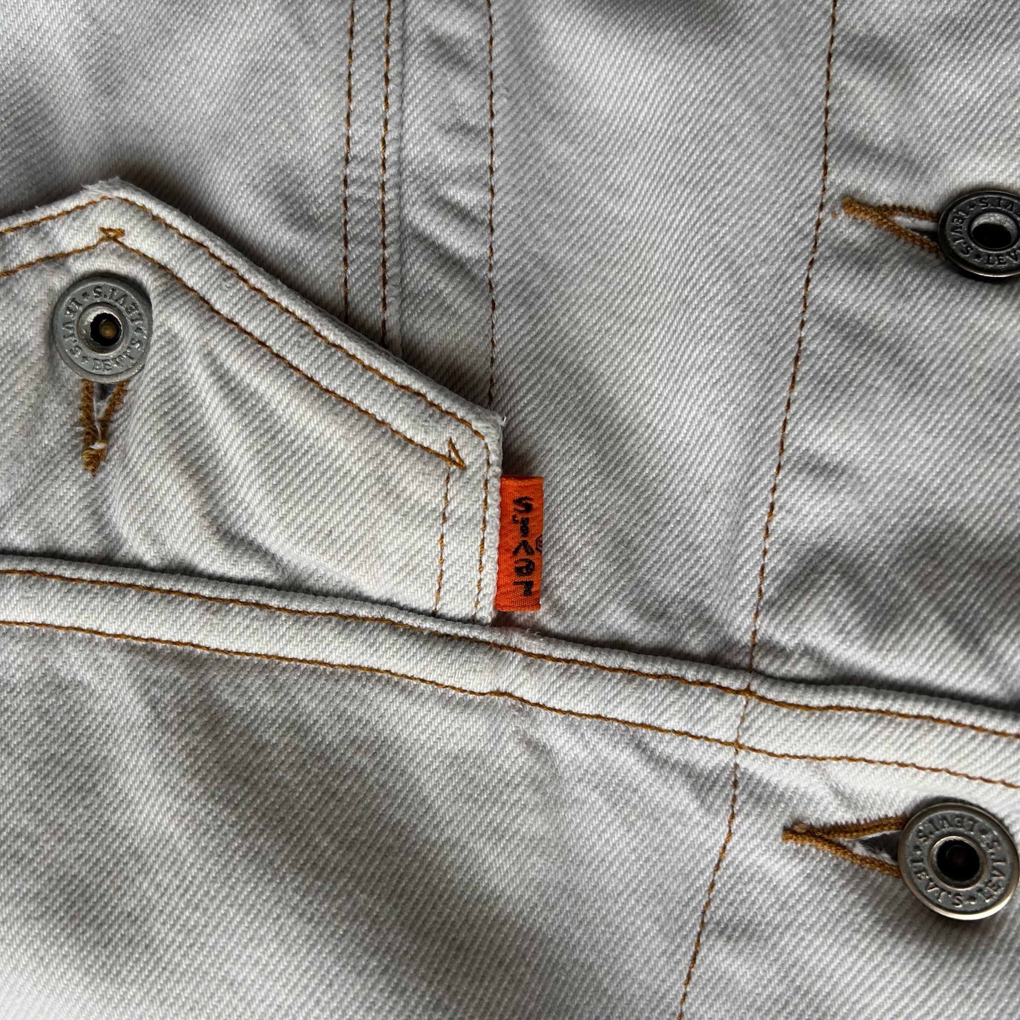 Levi's Orange Tab Boxy Denim Jacket (XL)