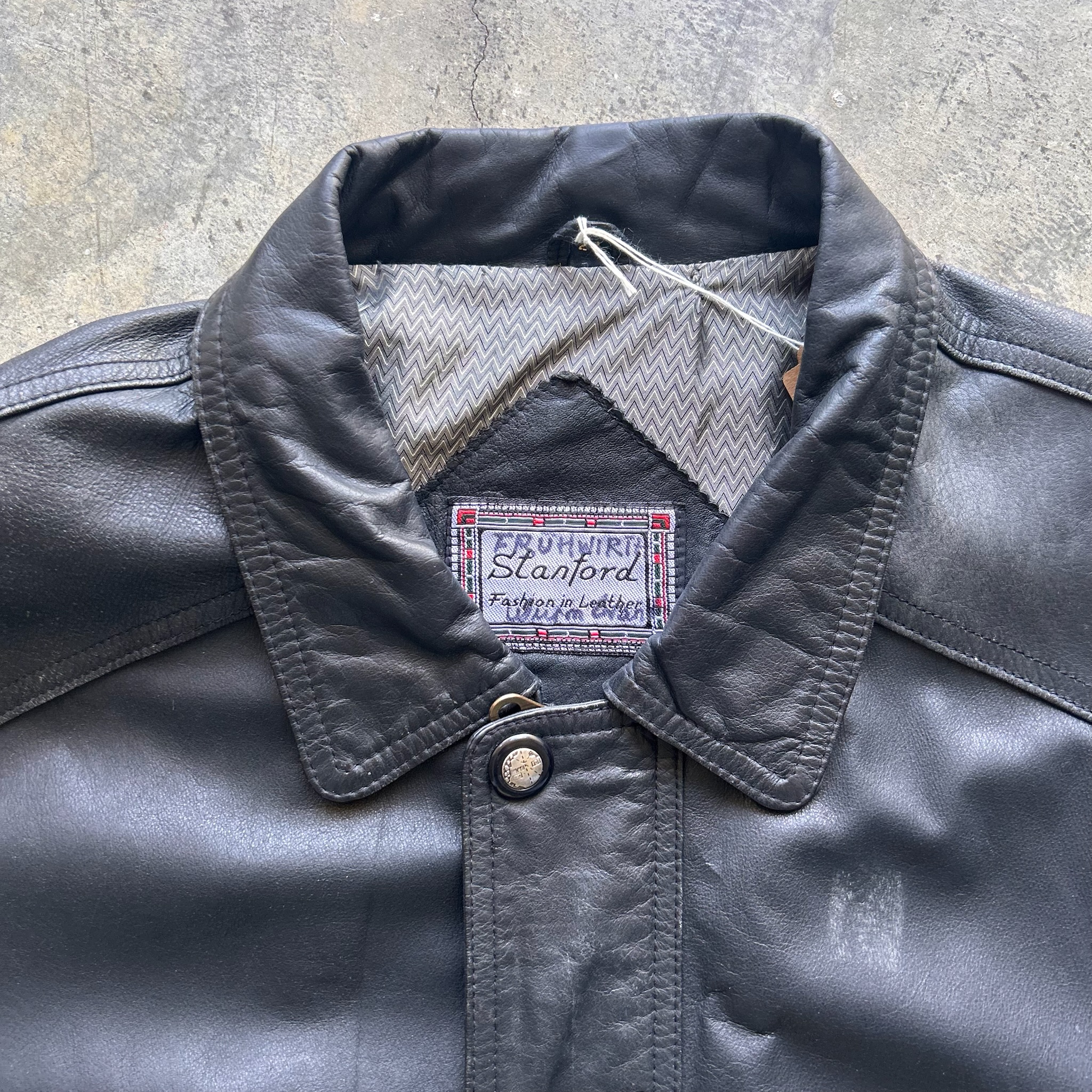 Vintage Leather Jacket (L)