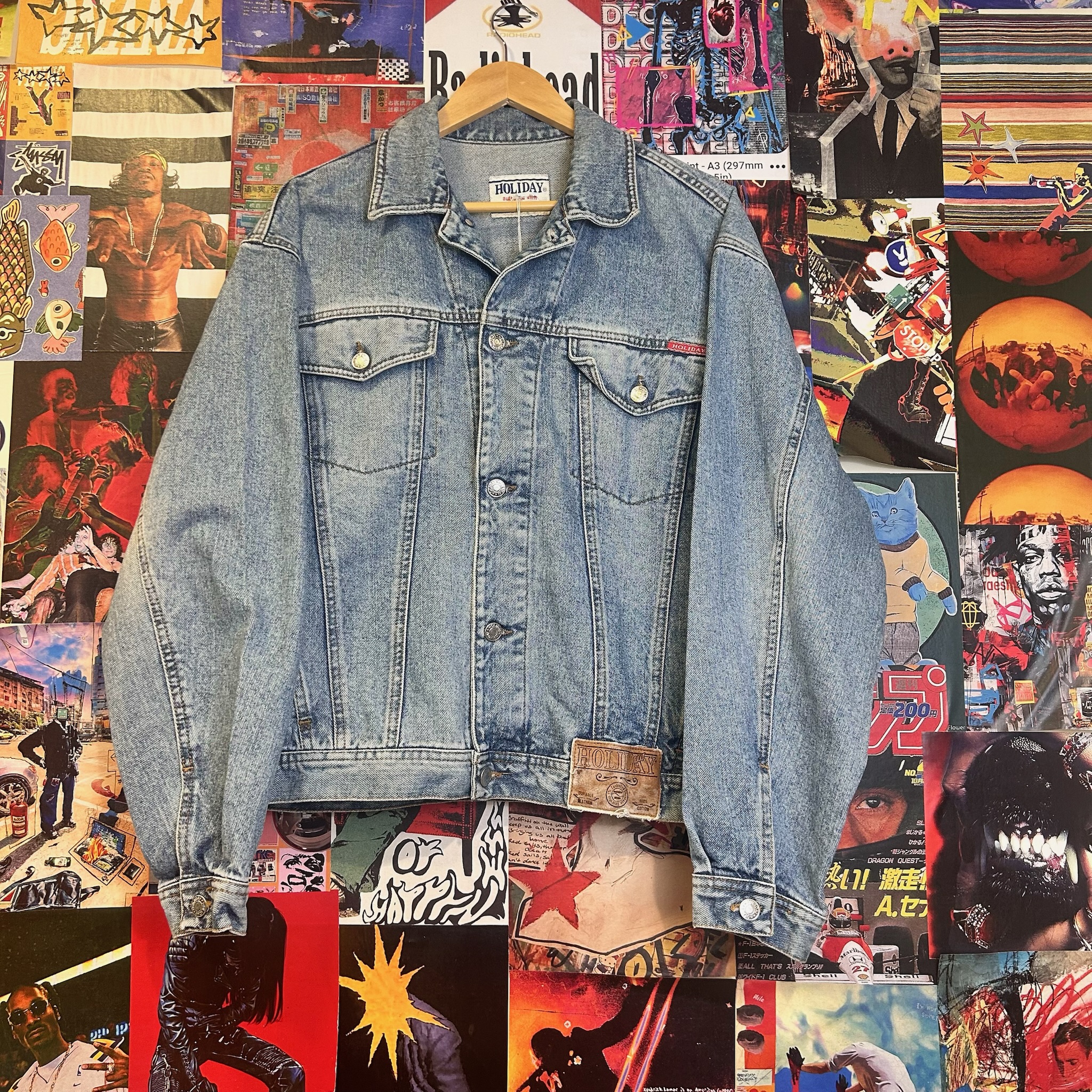 Vintage Denim Jacket Boxy fit (M)