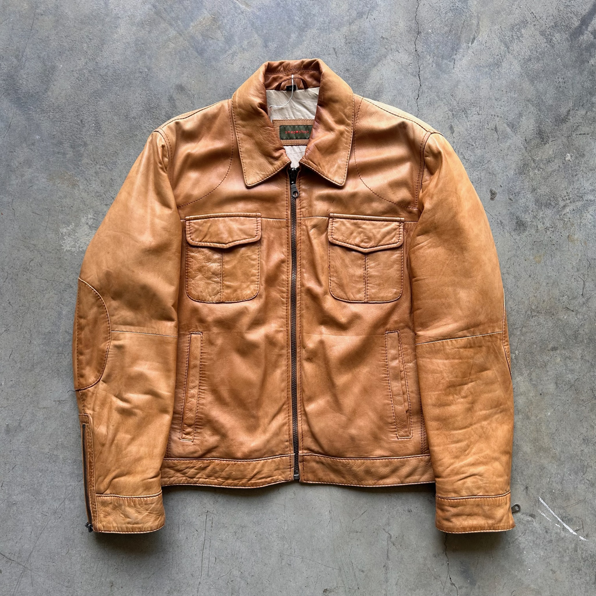 Vintage Leather Jacket (XL)