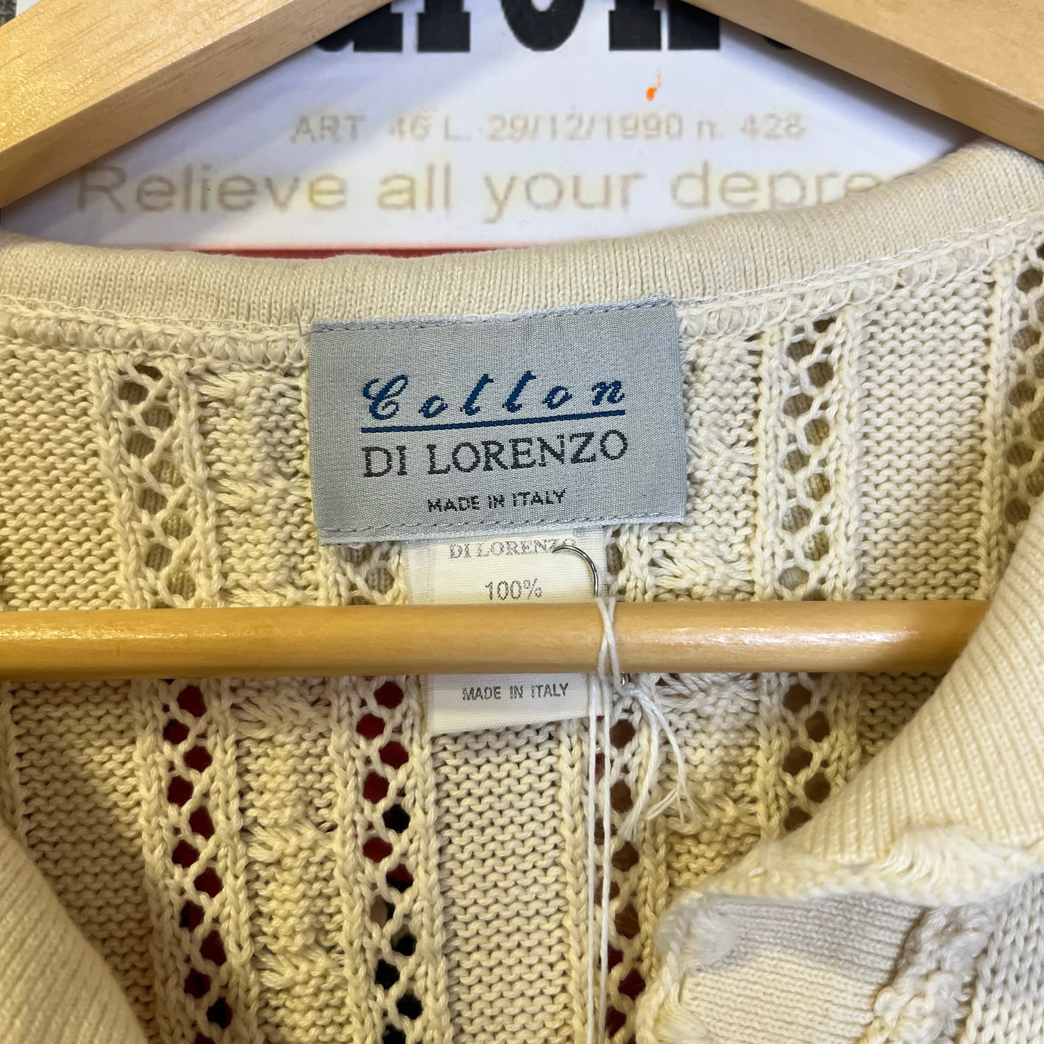 Vintage Zip Sweater made in Italy (One size)