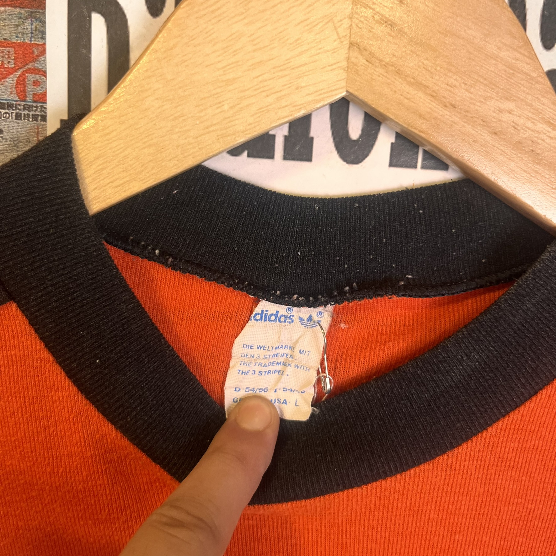 Vintage Adidas 70's Tee made in Germany (L)