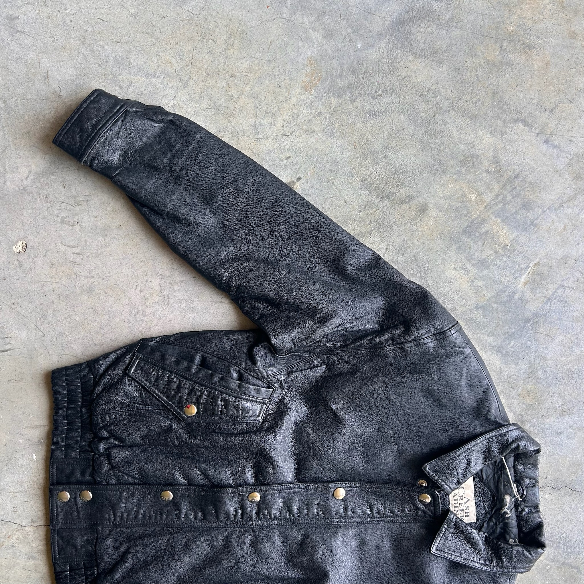 Vintage Leather Jacket (L)