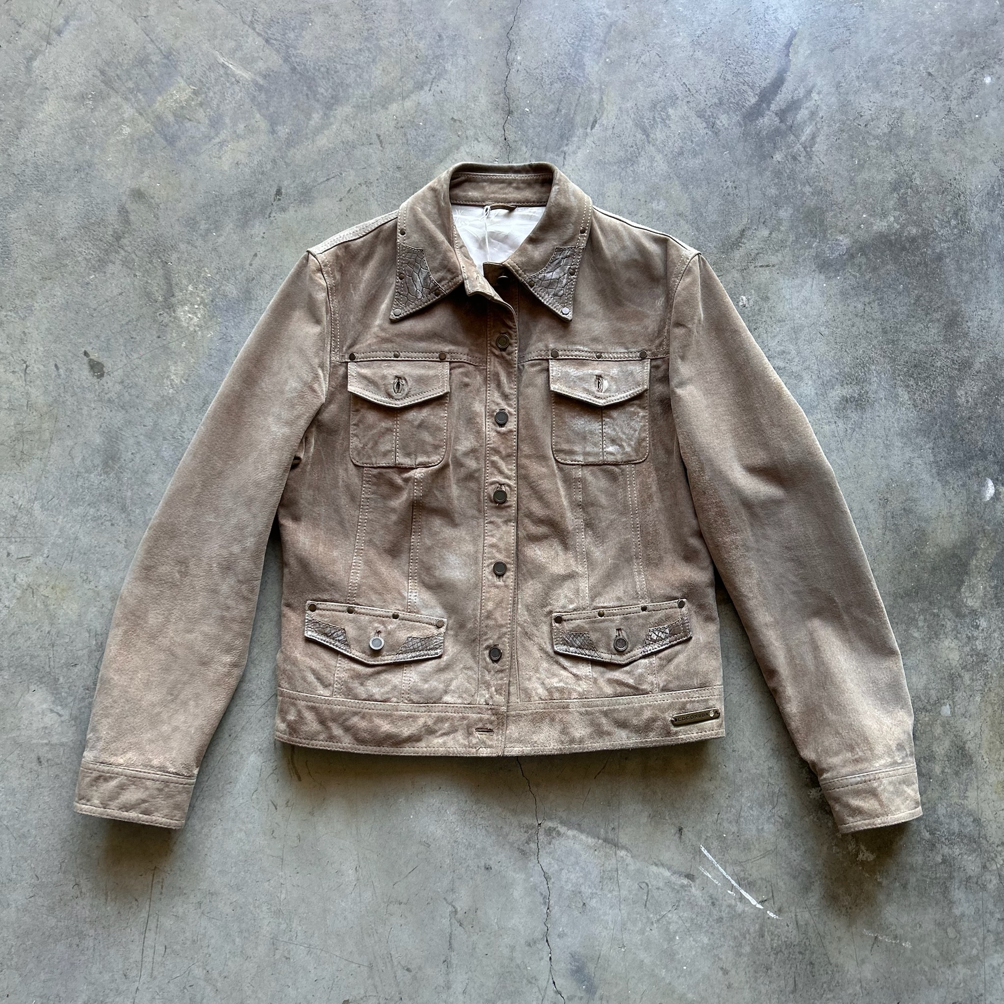 Vintage Leather Jacket made in Italy (S)